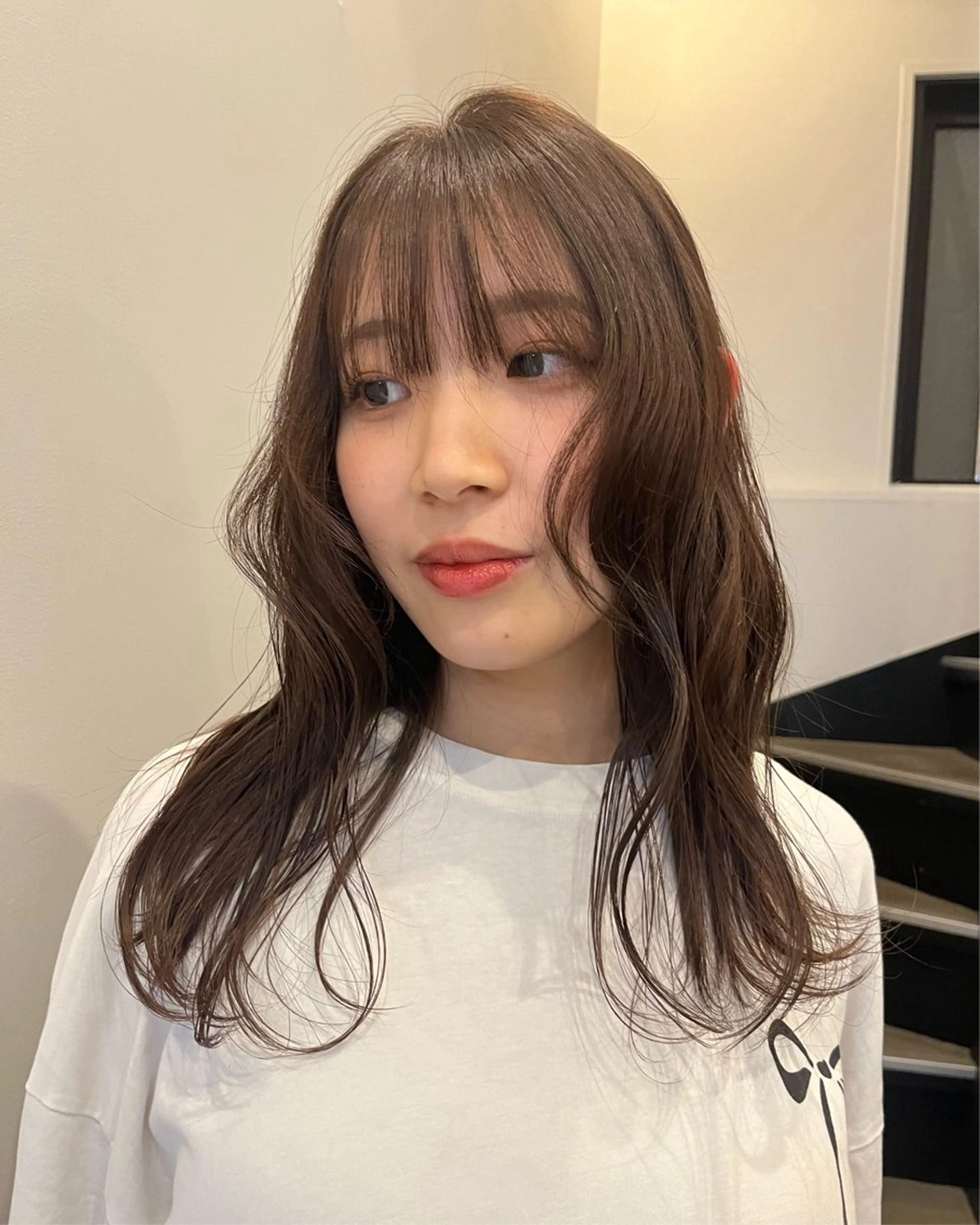 セミロング ハイトーン指名No. 1/レイヤー/みさきのヘアスタイル