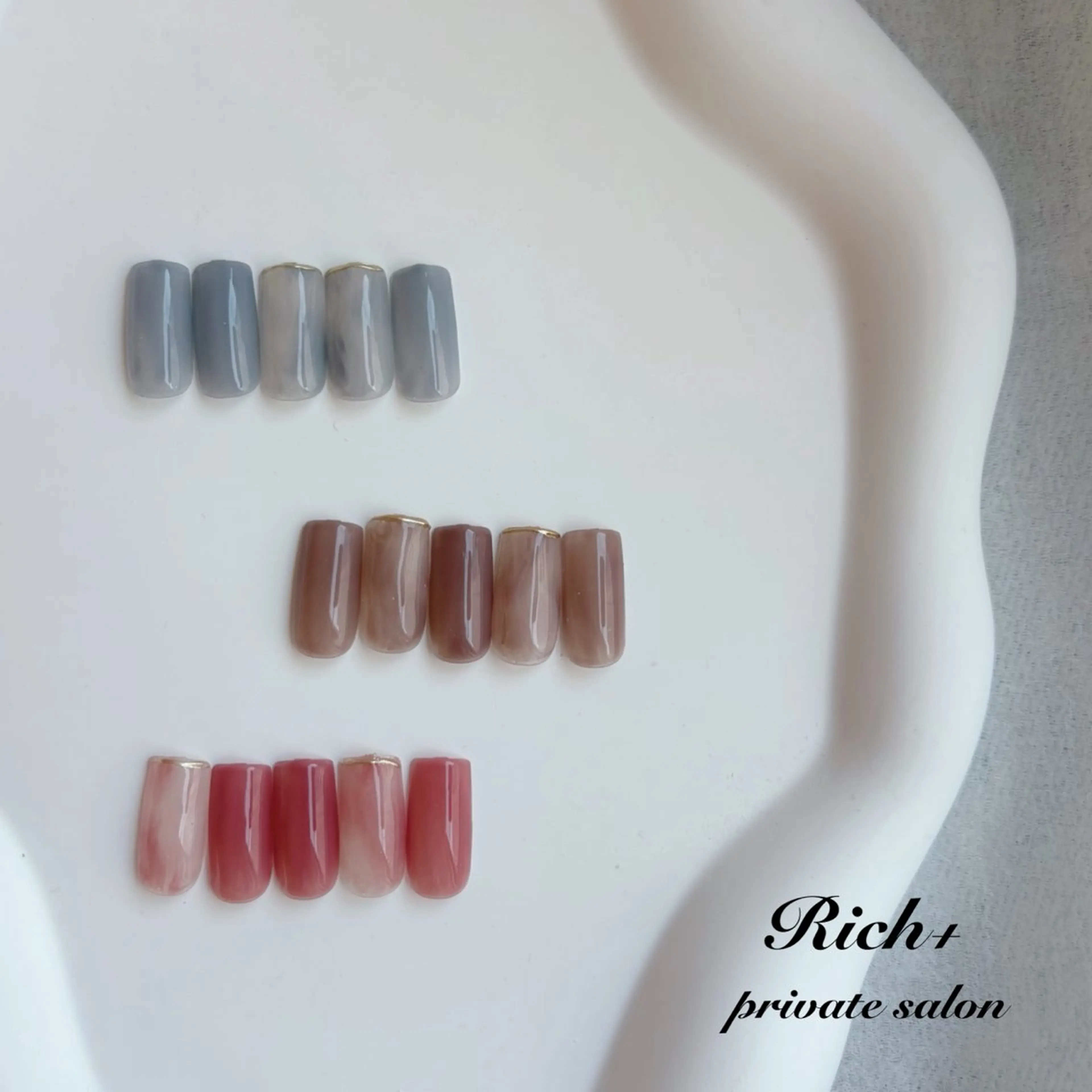 ネイル ニュアンスネイル Rich+nail Mayuのネイルデザイン