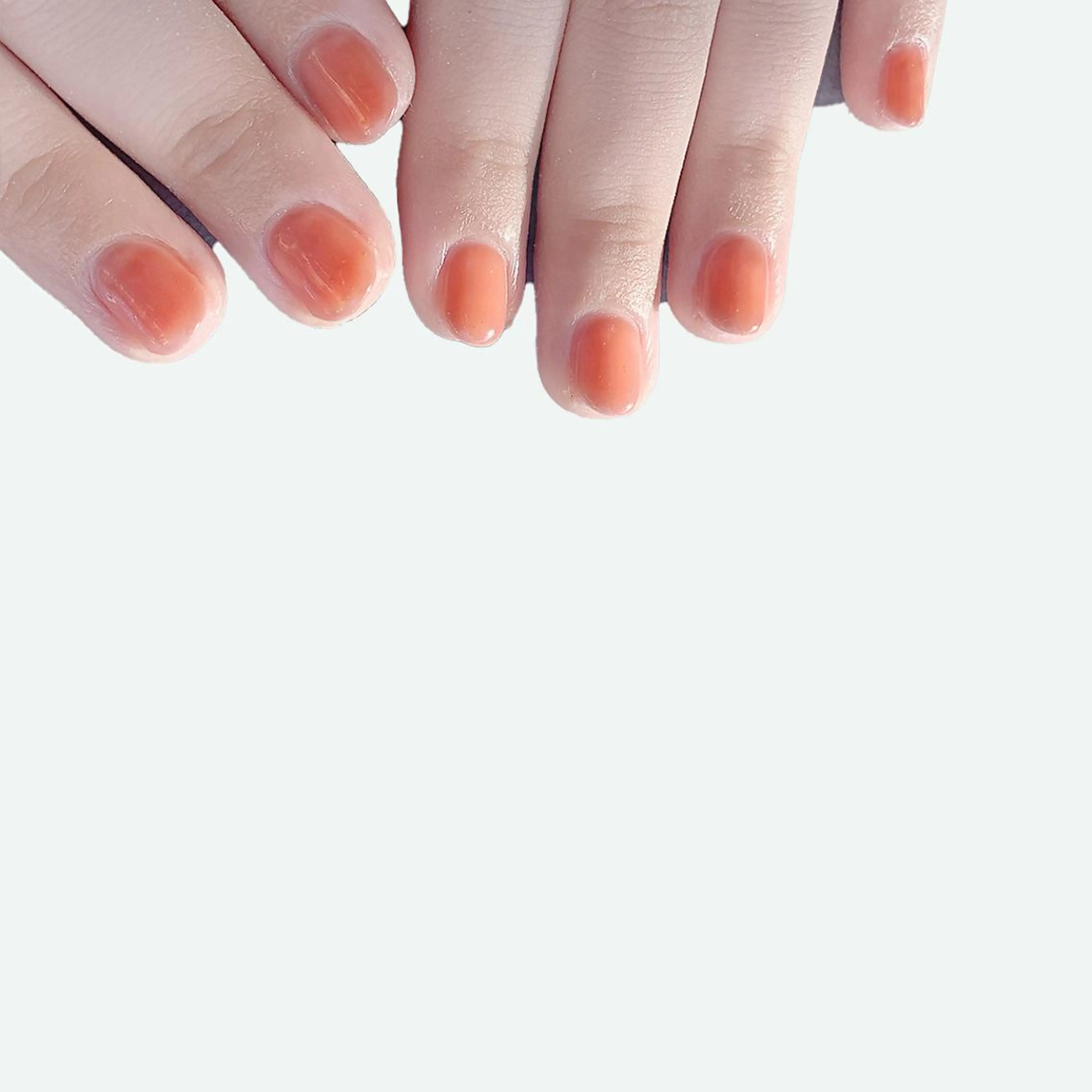 ネイル ジェルネイル ニュアンスネイル ワンカラーネイル パラジェル シンプルネイル ハンドネイル パラジェル登録サロン N°ネイル吉祥寺のネイルデザイン