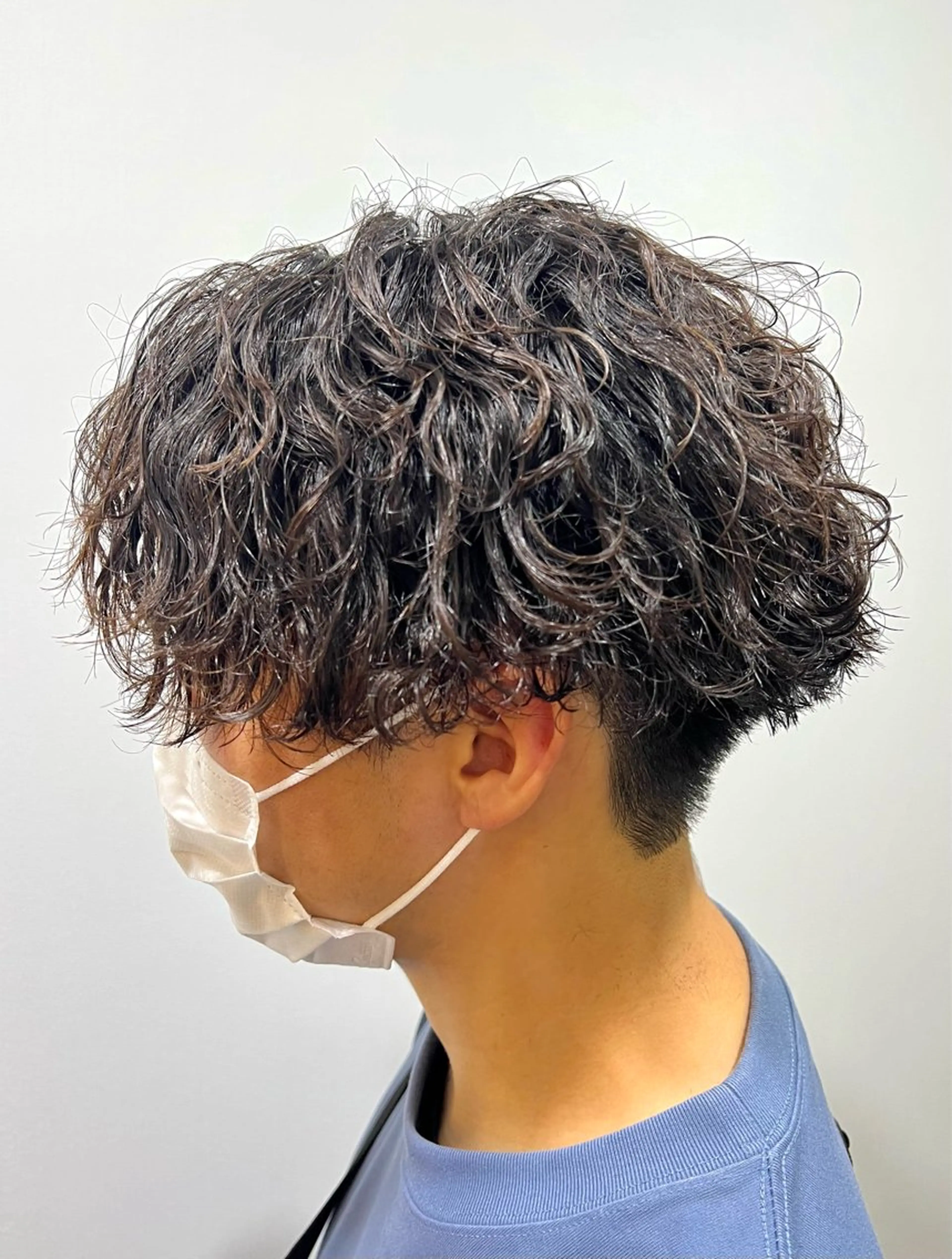パーマ メンズ センターパート メンズパーマ 波巻きパーマ 🧸メンズ専門🧸 蛯名修人のヘアスタイル
