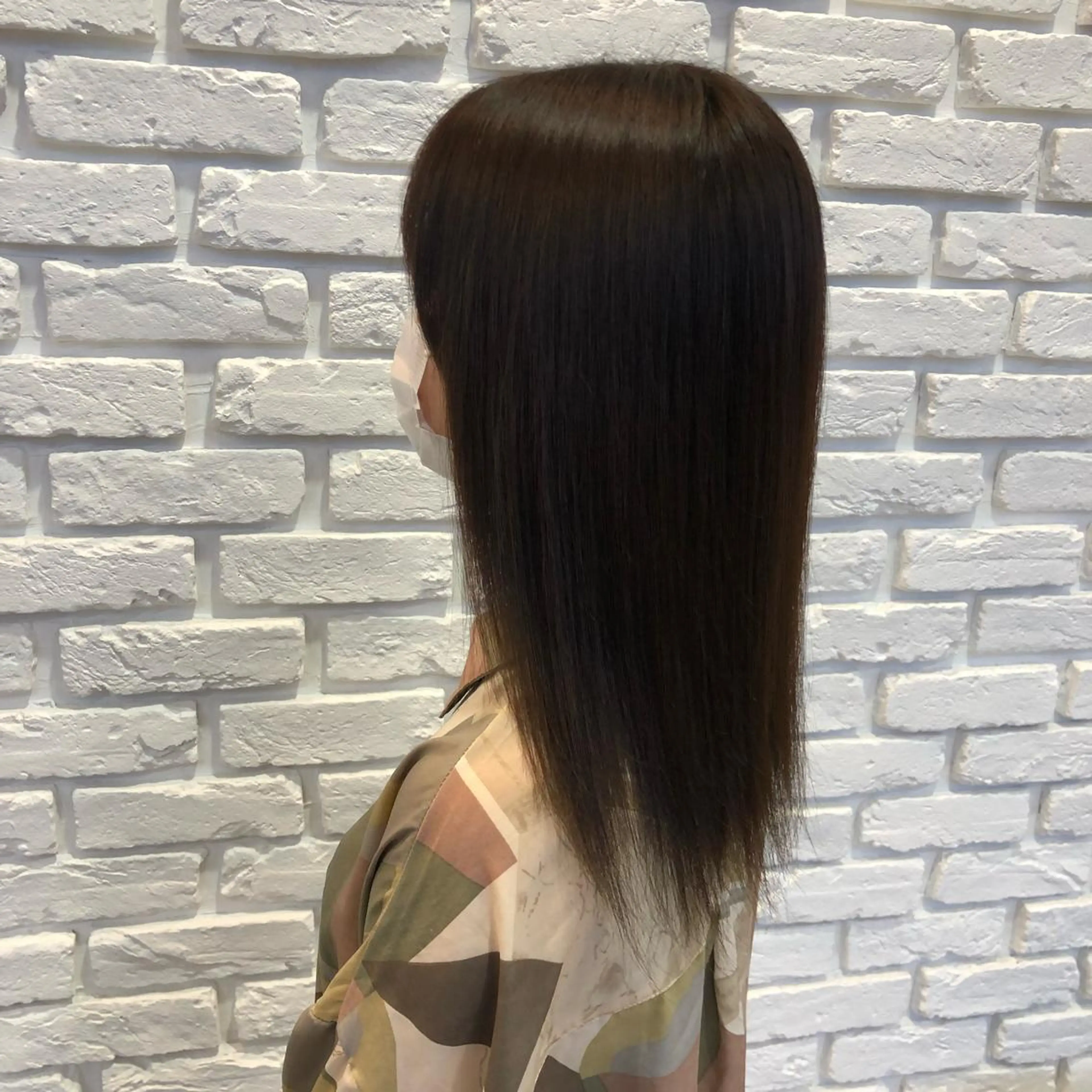 セミロング 縮毛矯正 hair make chic所属・chic　神田 幸也のヘアスタイル