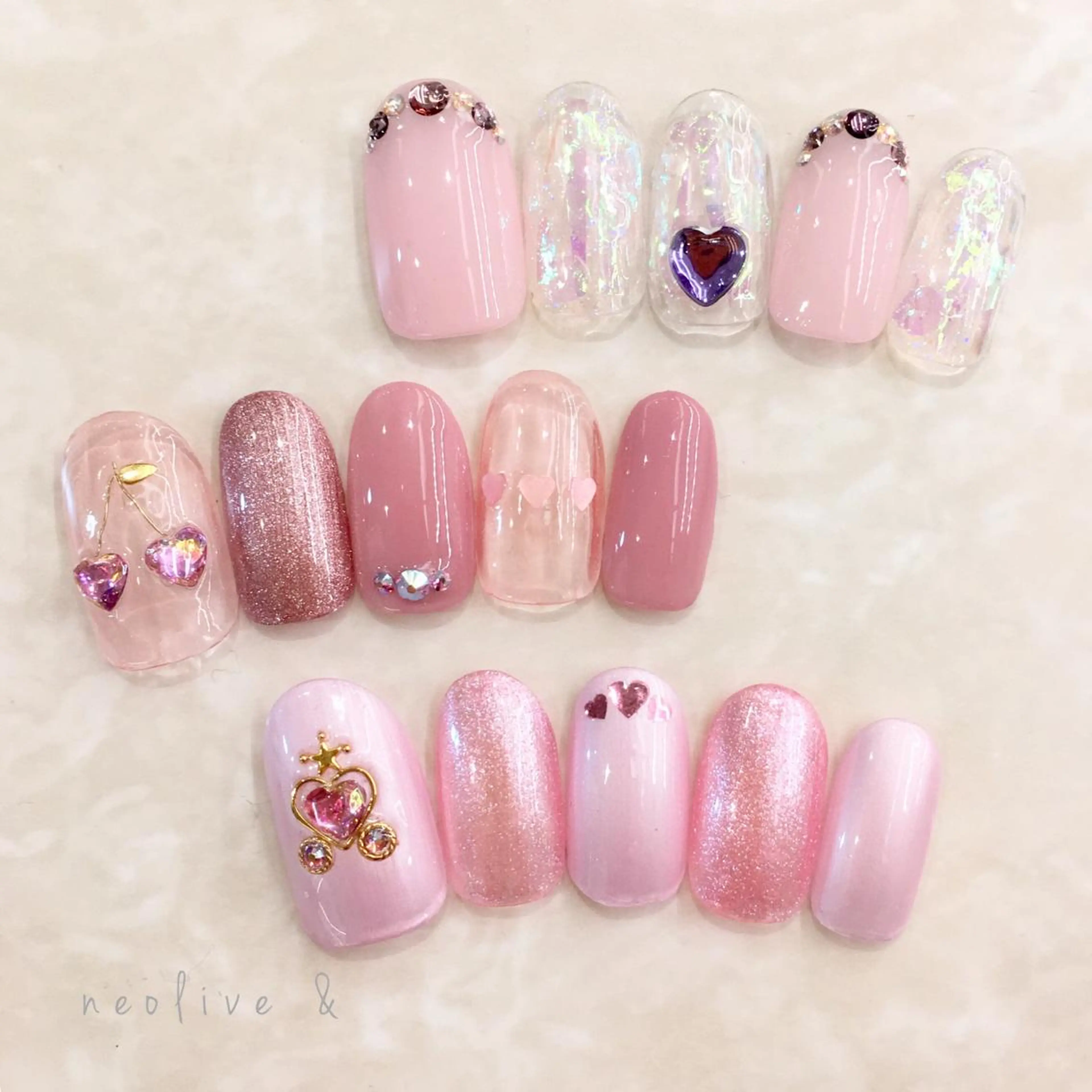 ネイル マツエク・マツパ オーロラネイル Yuriko Omi パラジェル/渋谷のネイルデザイン