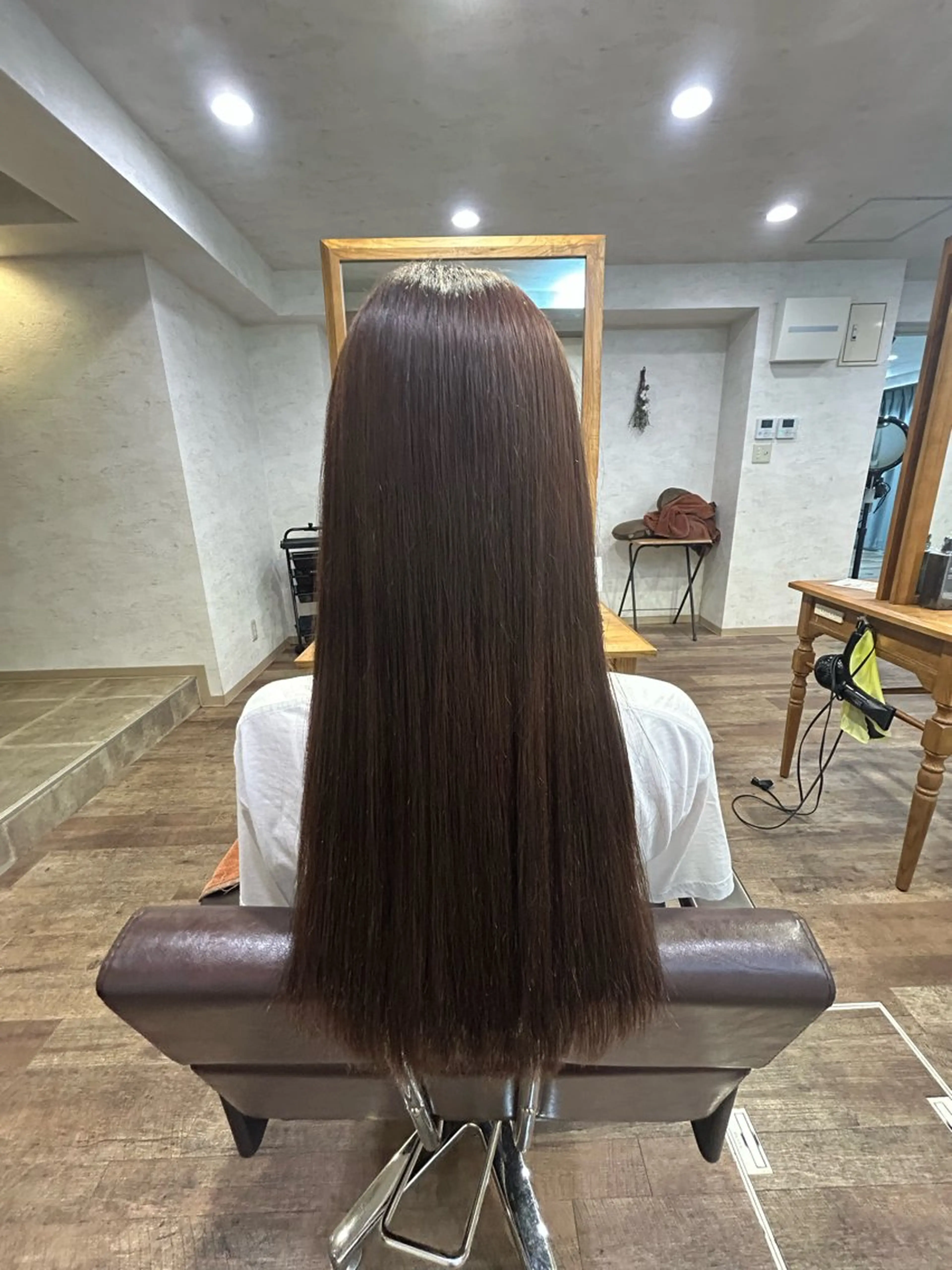 ロング 縮毛矯正 トリートメント 吉田 萌花のヘアスタイル