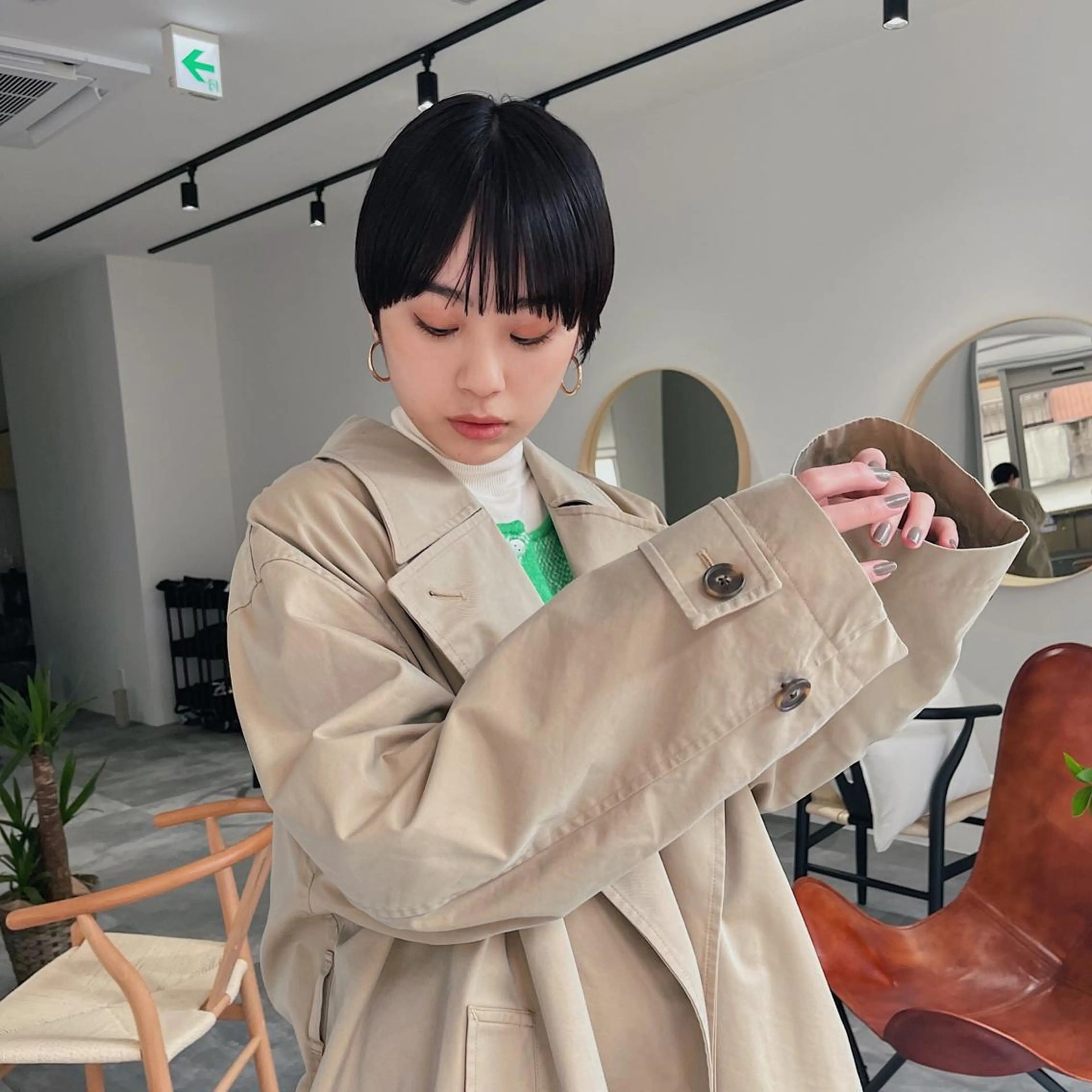 ショート 加藤 悠真のヘアスタイル