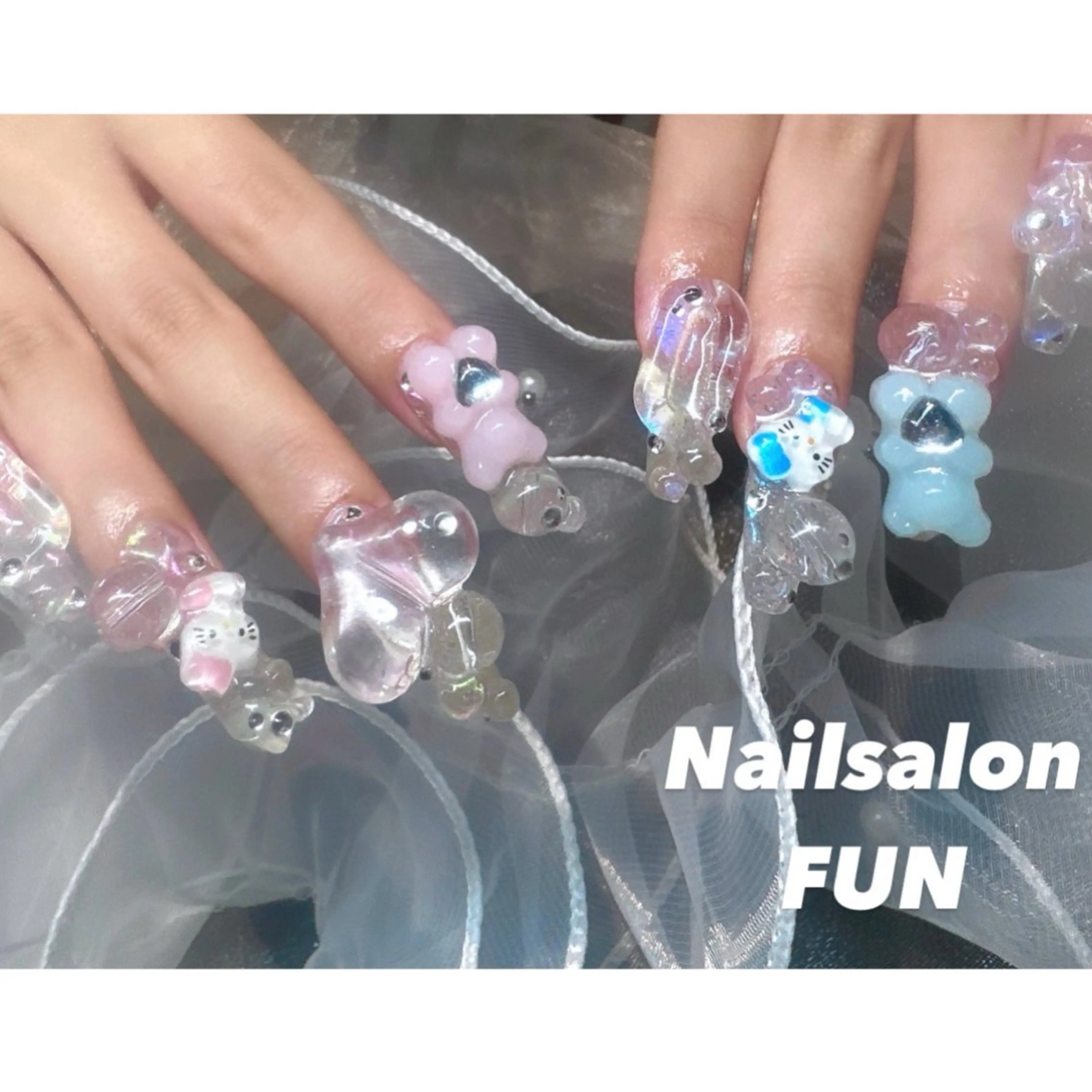 ネイル アートネイル ロングネイル メンズネイル ショートネイル ワンホンネイル Nailsalon FUN🌈のネイルデザイン