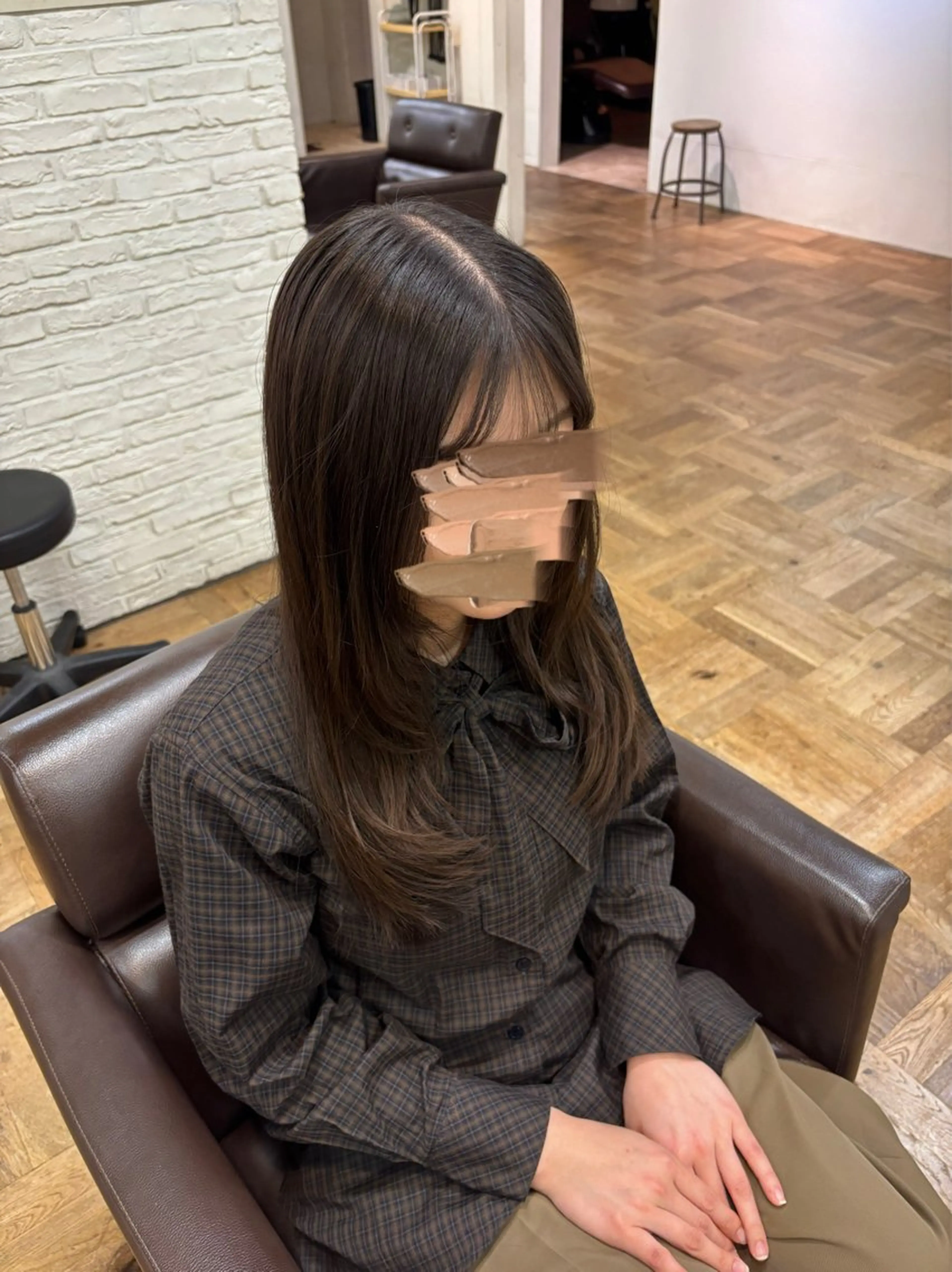 セミロング 古川 心のヘアスタイル