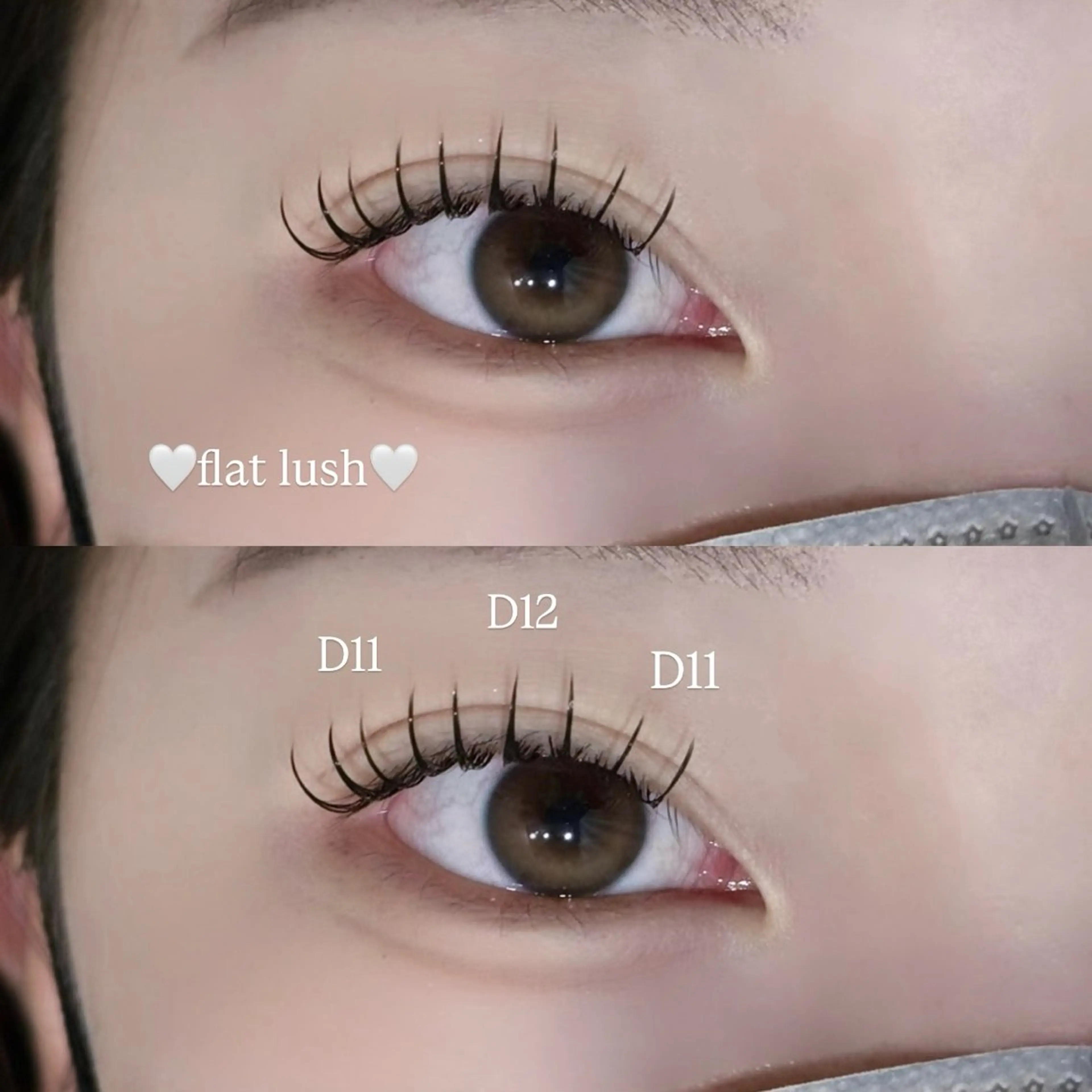 マツエク・マツパ 束感まつ毛 フラットラッシュ REVE *.+゚ 湯元 音色のマツエク・マツパデザイン