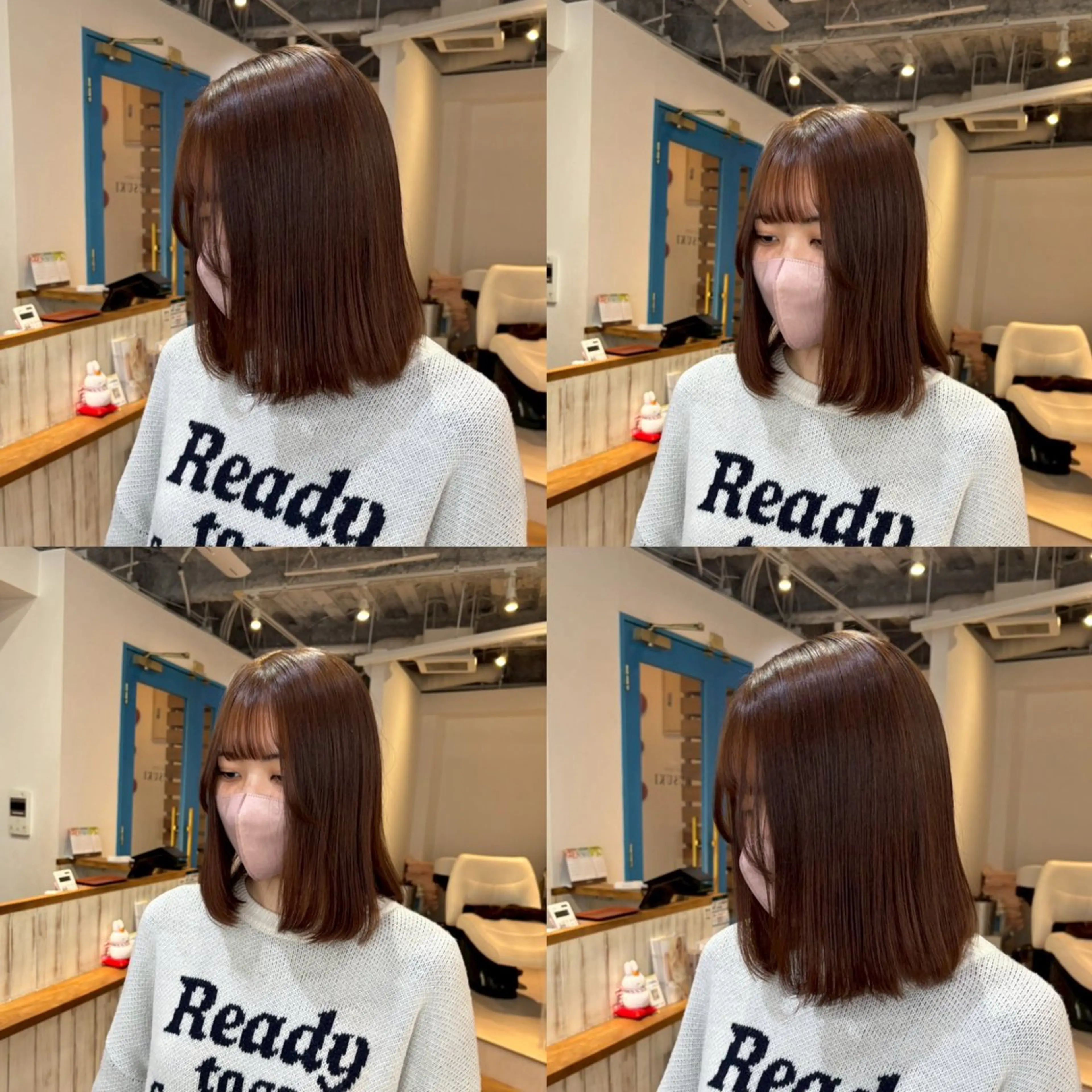 ショート カラー ヘアカラー トリートメント RINNO🌷艶髪/ 艶カラー/縮毛矯正のヘアスタイル