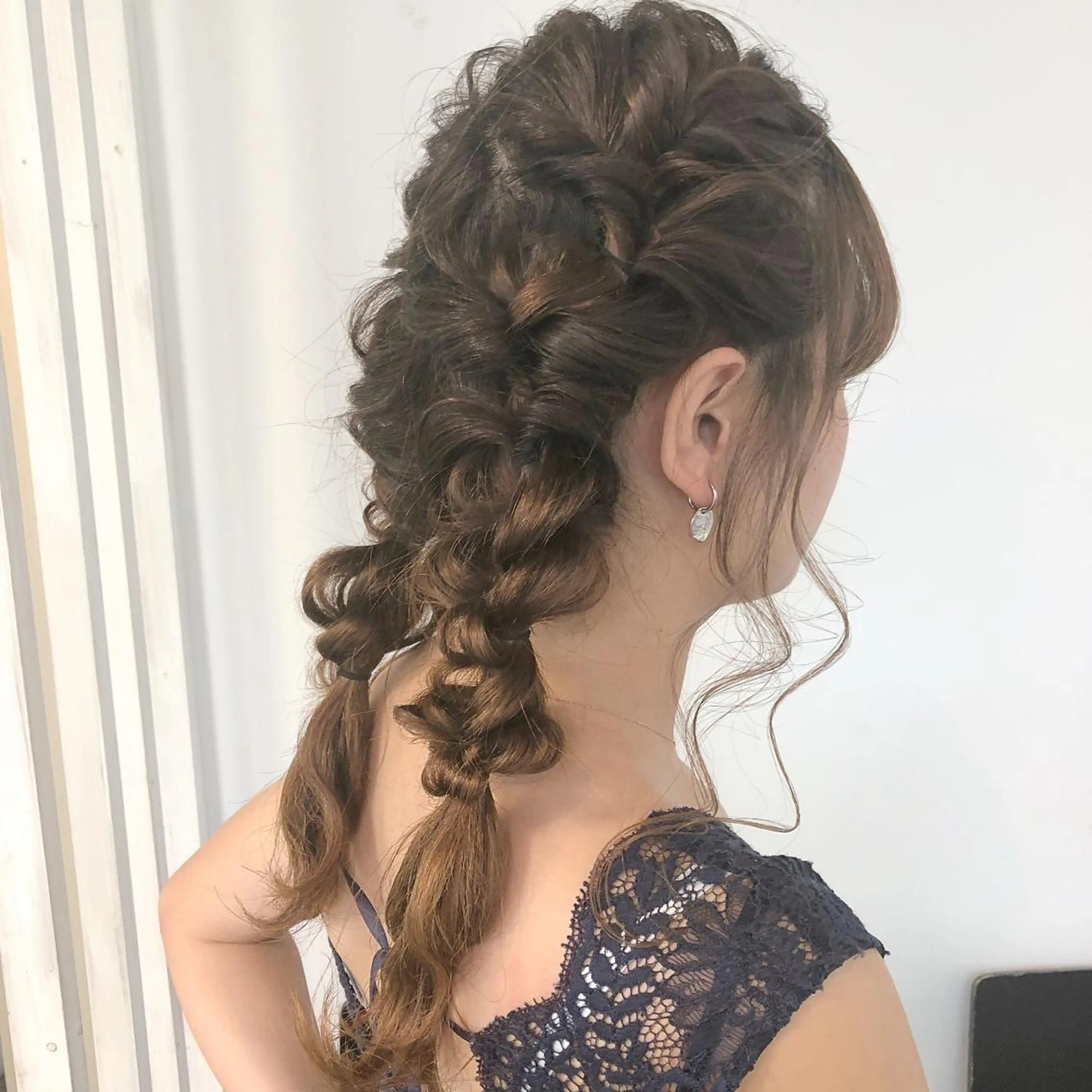 カラー ヘアアレンジ 榎園 由美のヘアスタイル