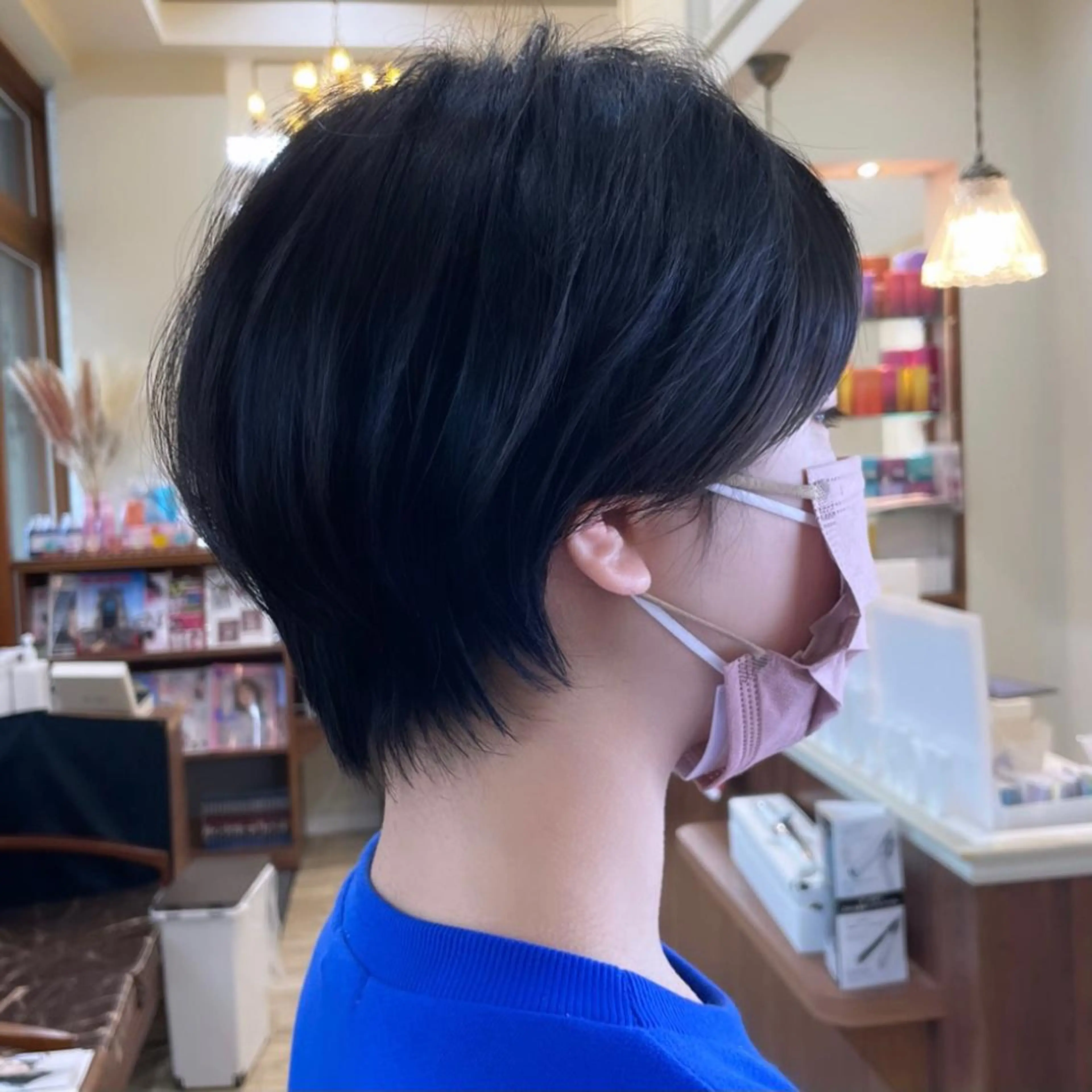 ショート カラー パーマ ブリーチ ケアブリーチ ダブルカラー ハイライトカラー ハイライト Gain KAKKY 名古屋/池下駅3分のヘアスタイル