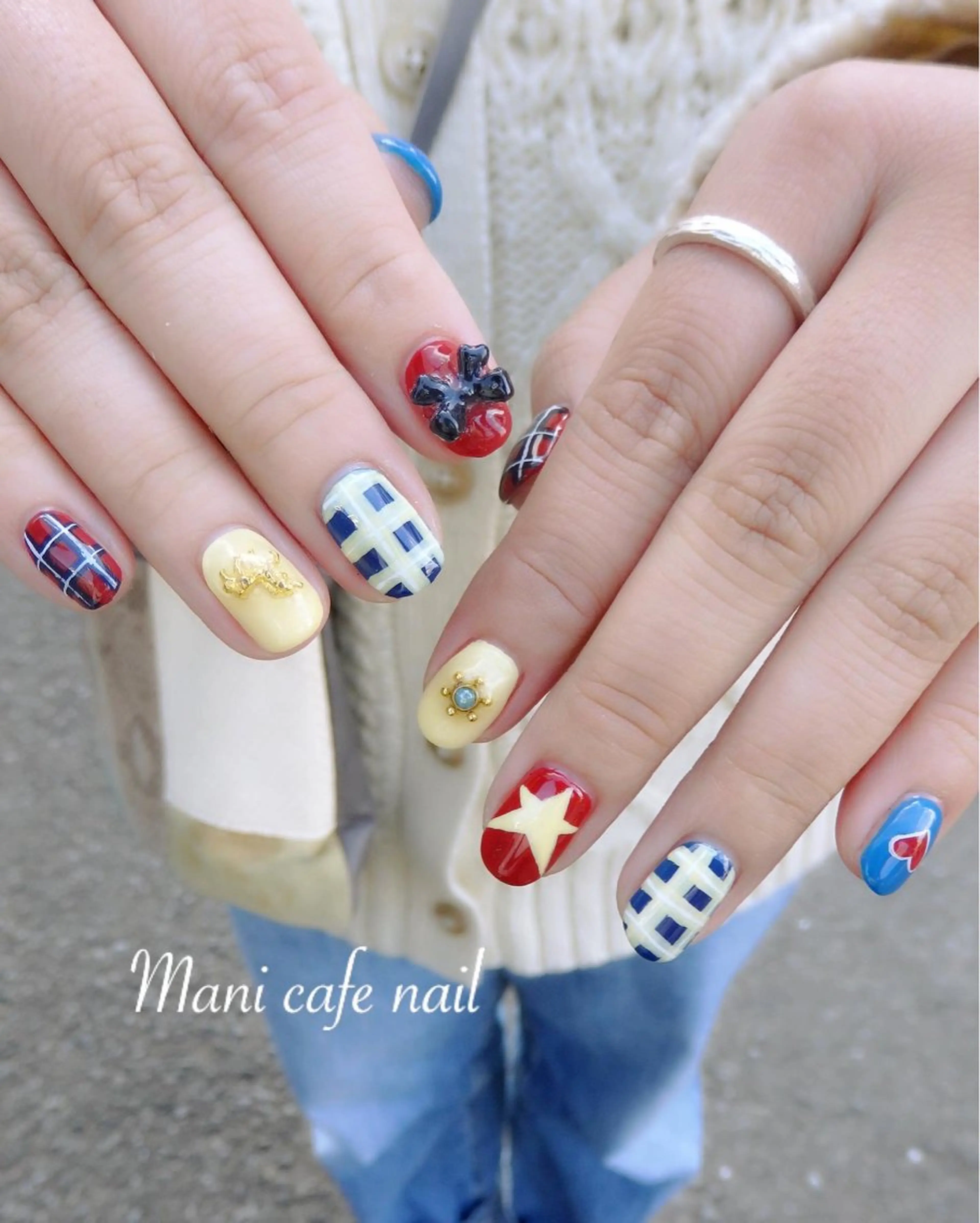ネイル ハンドネイル Mani cafe nailのネイルデザイン
