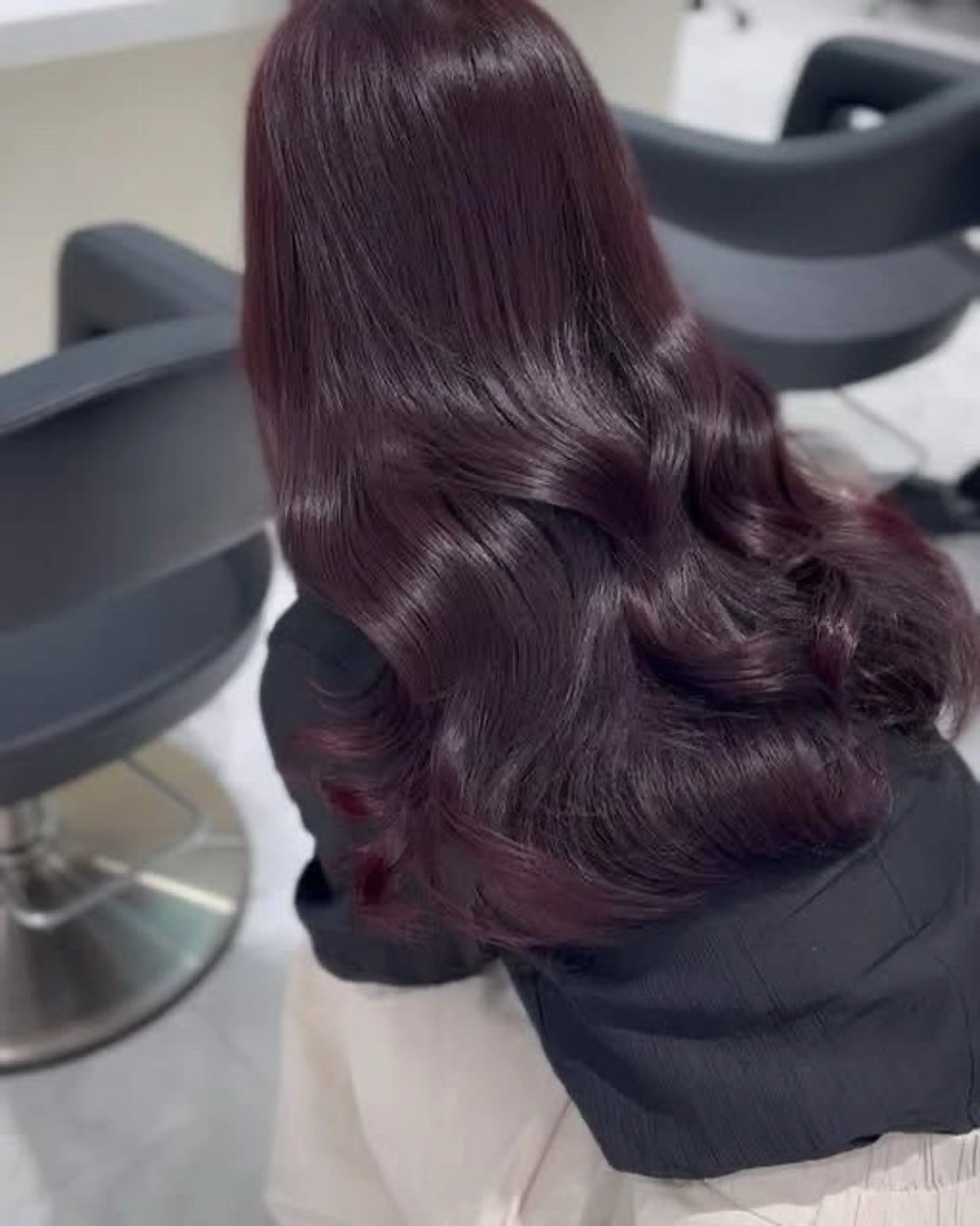 カラー ヘアカラー 米元 ひなののヘアスタイル