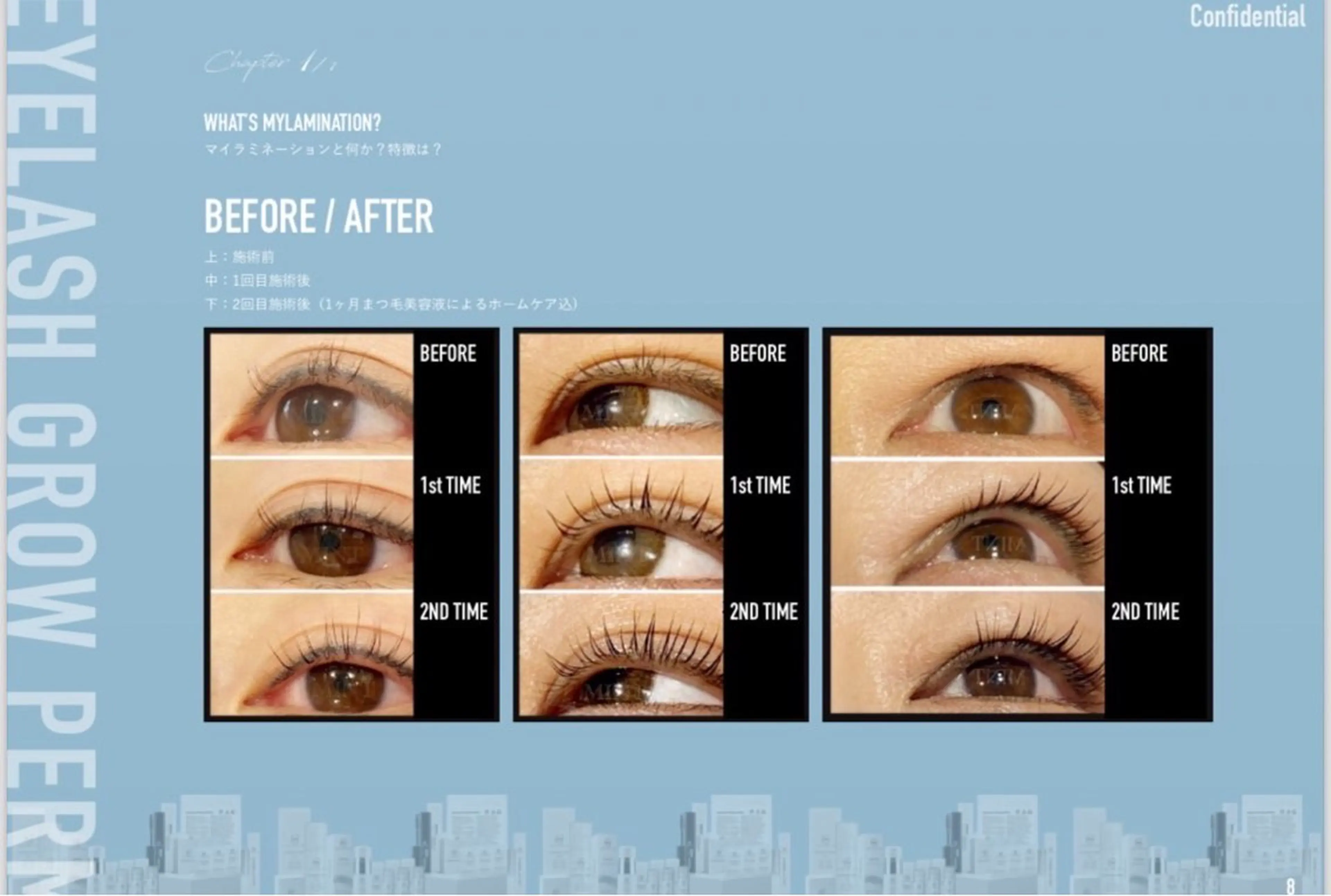 マツエク・マツパ 銀座/カットモデル/ まつぱエク/ゆきなの眉毛・アイブロウイメージ