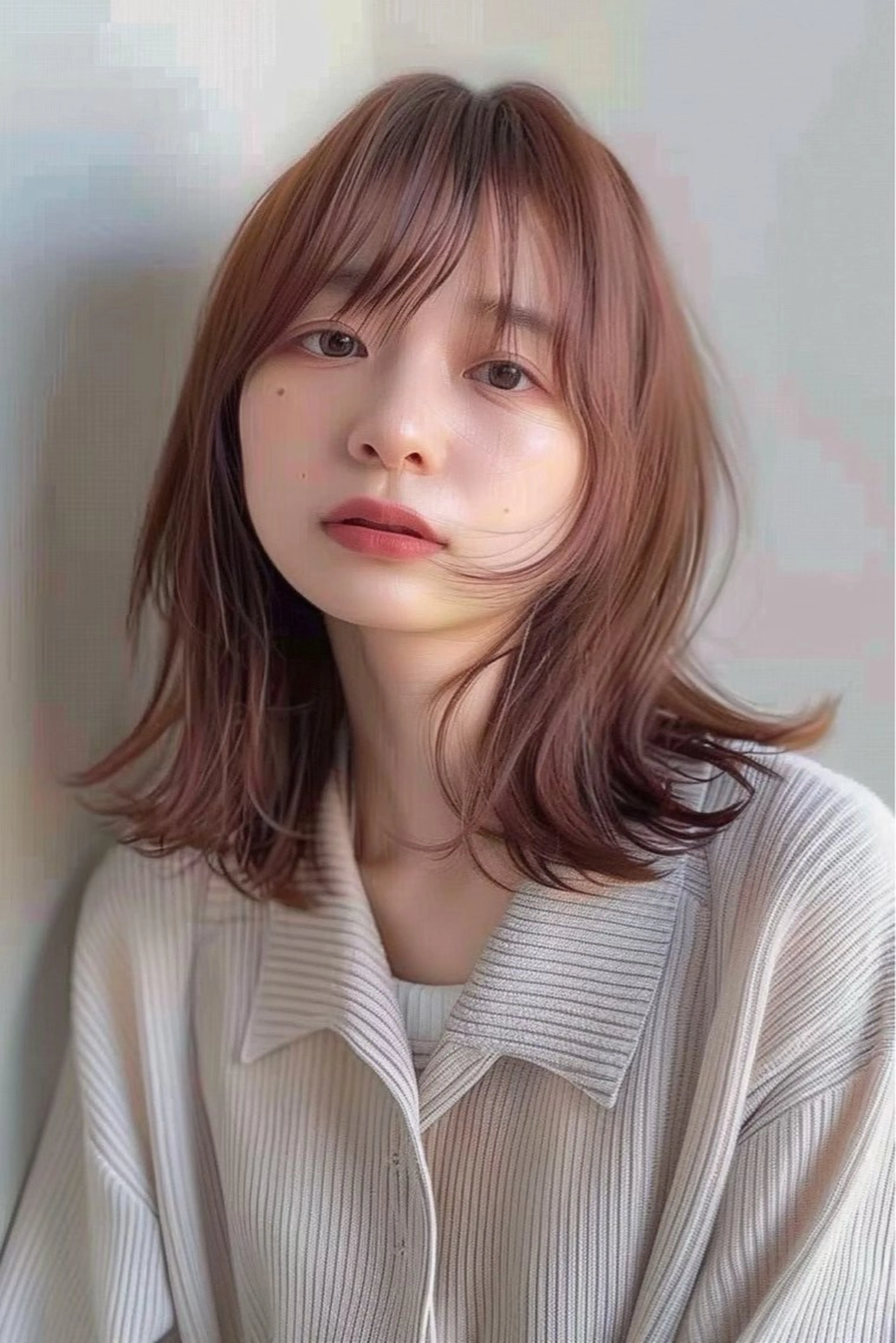 ミディアム カラー カット ヘアカラー トリートメント 4月限定/ カラー特化/YUTOのヘアスタイル