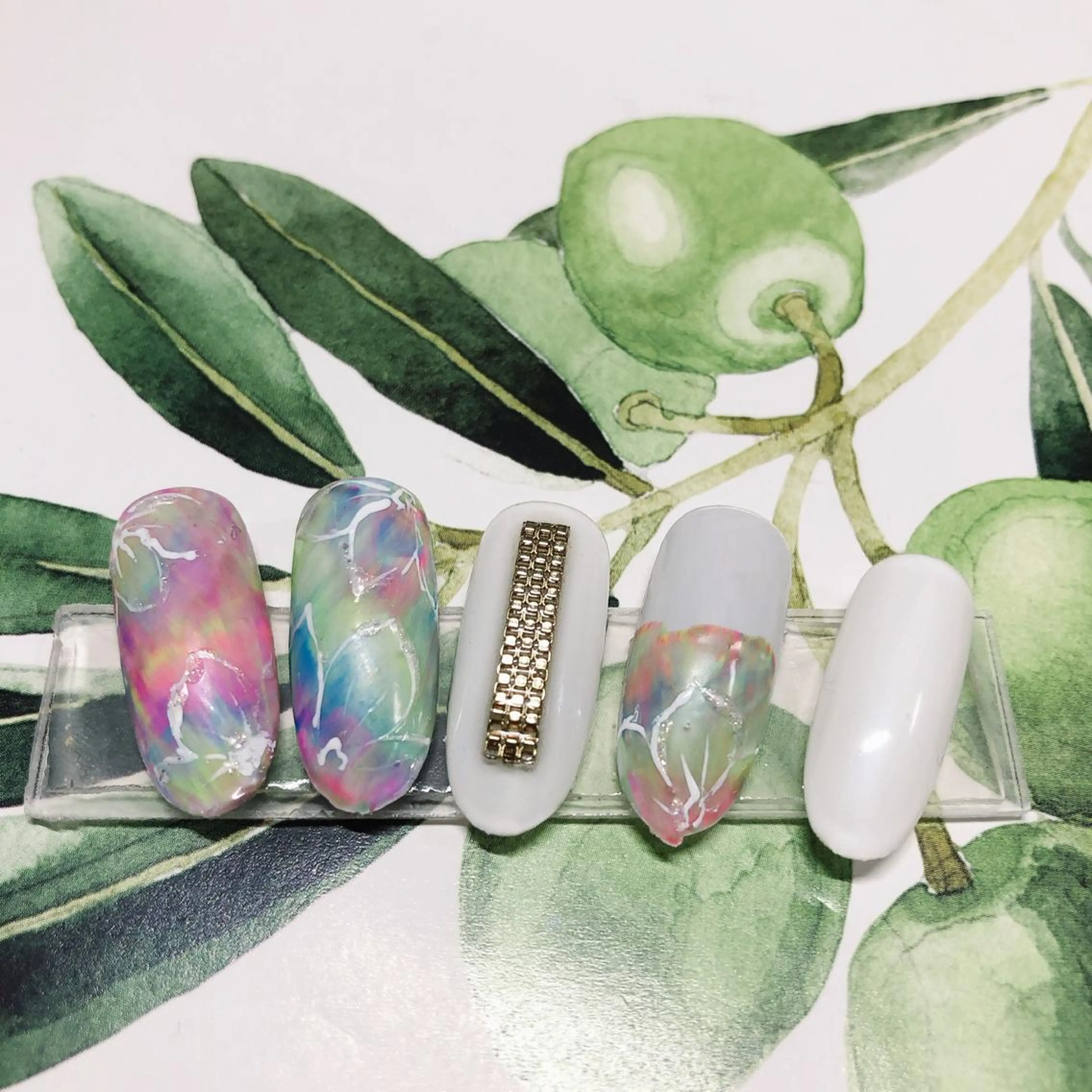 ネイル 奥園 良恵のネイルデザイン