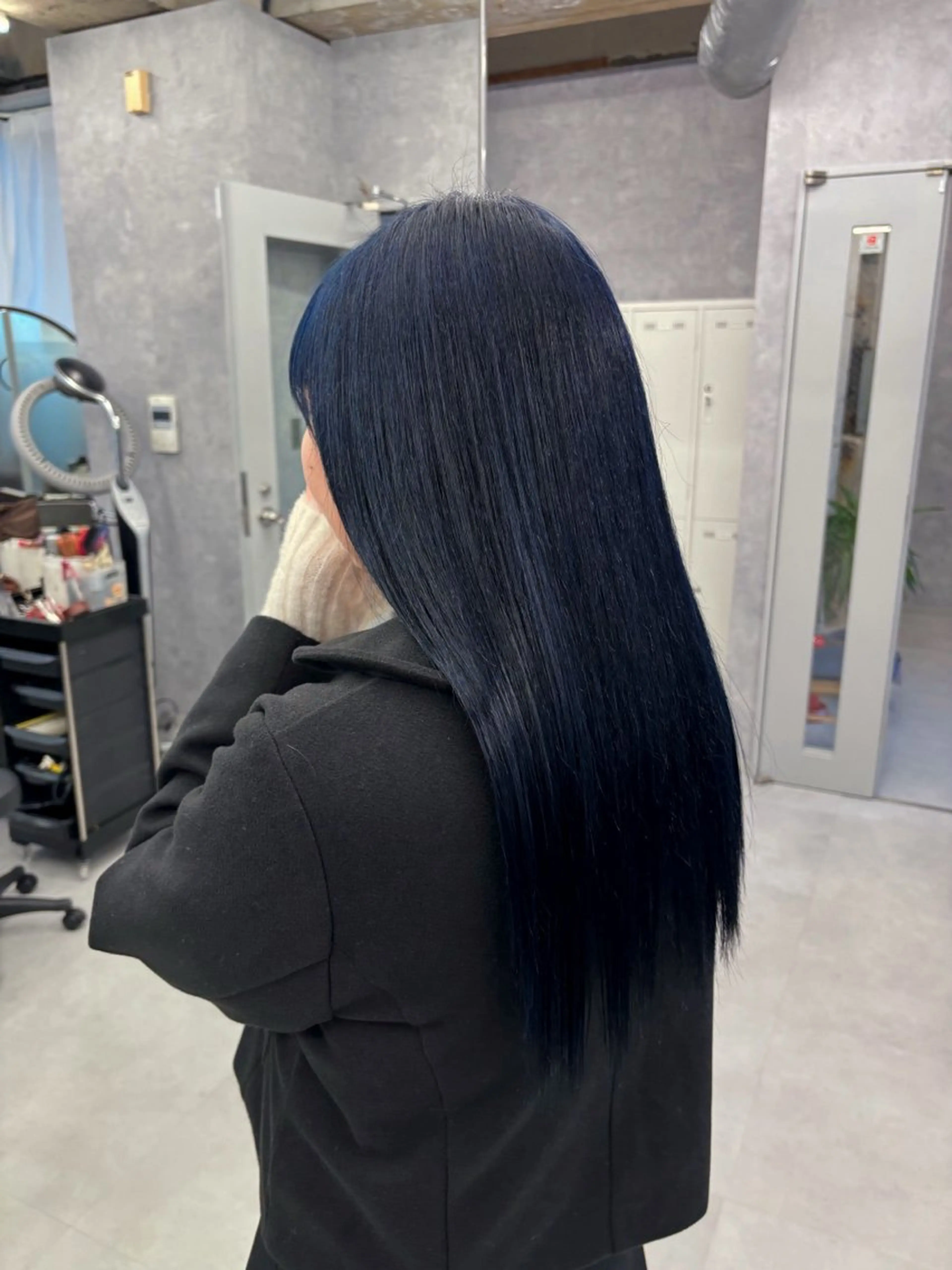 セミロング カット ヘアカラー トリートメント NUMBER 天王寺YUYAのヘアスタイル