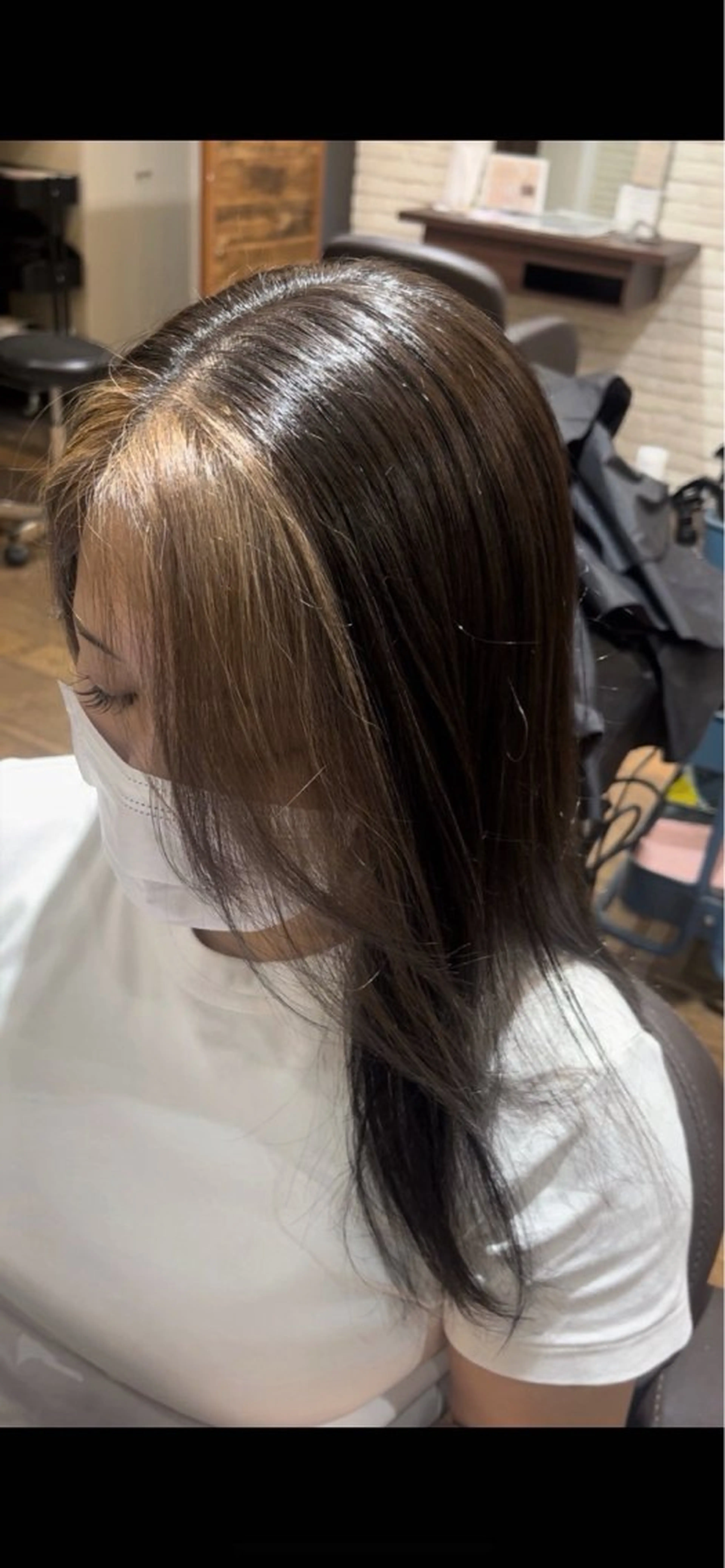 カラー ミストバング  フェイスフレーミング mm‪ ♡ yukaのヘアスタイル