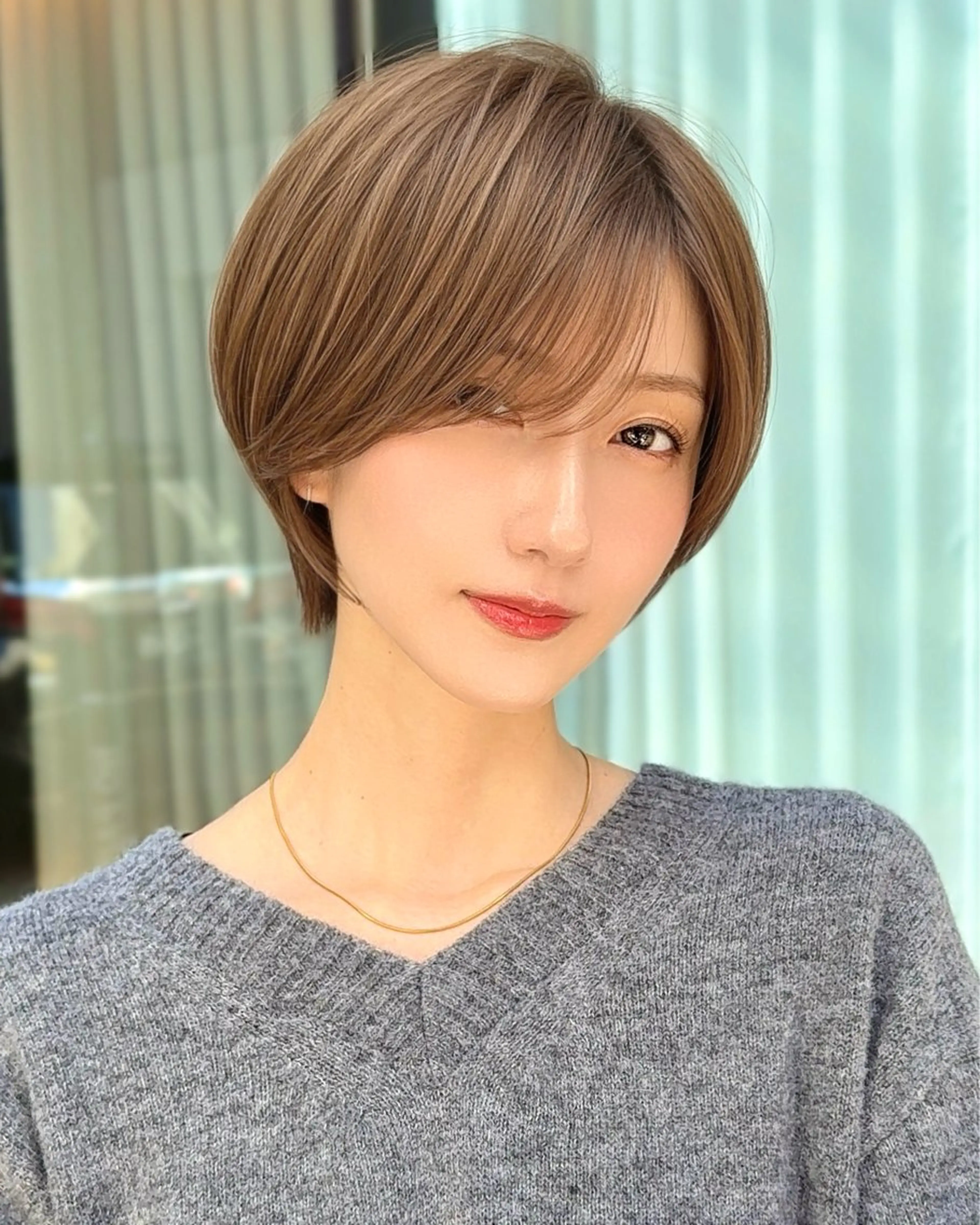 ショート カラー ⭐️銀座/ショート/ 艶カラー/りょうがのヘアスタイル