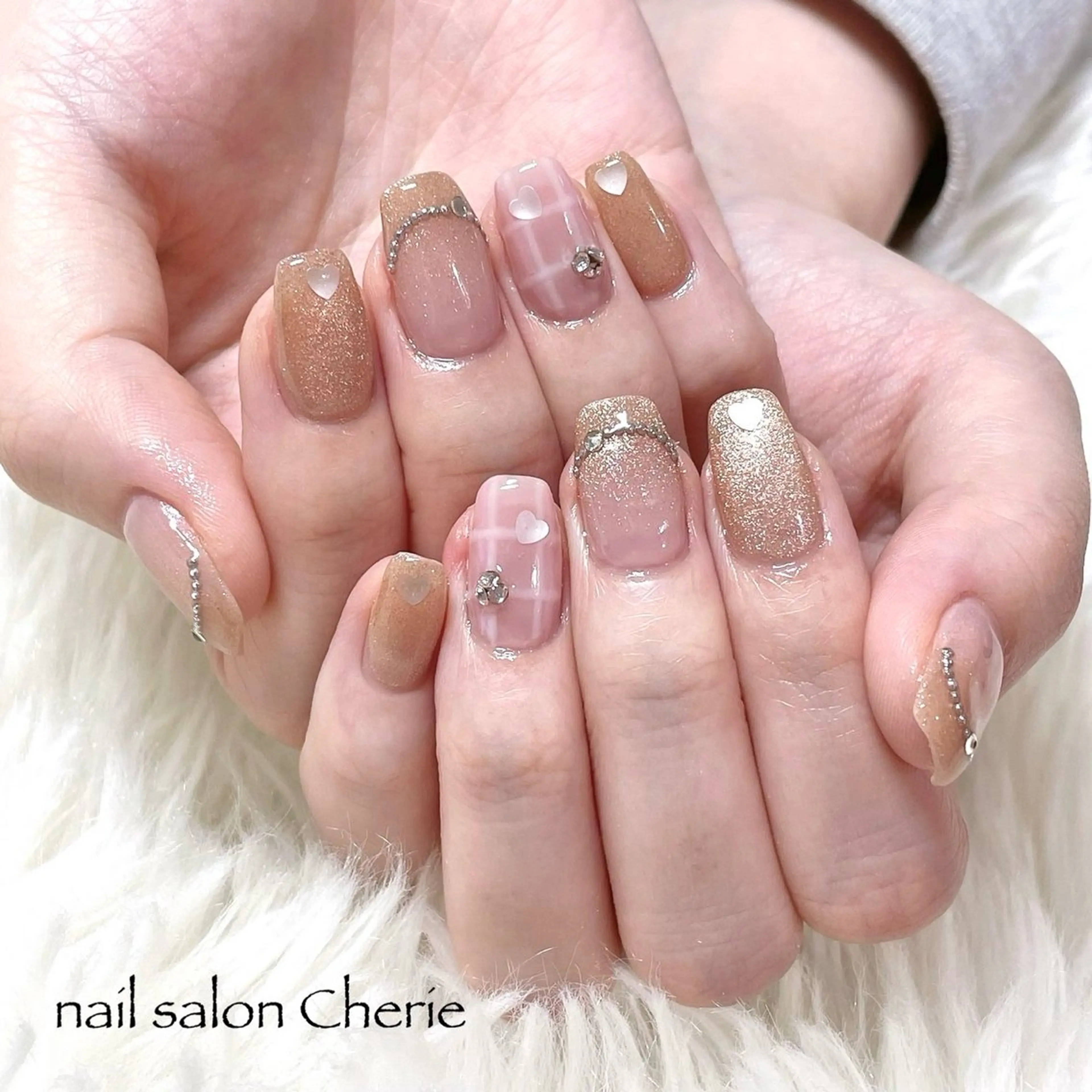 ネイル 持ち込み nail salon Cherieのネイルデザイン