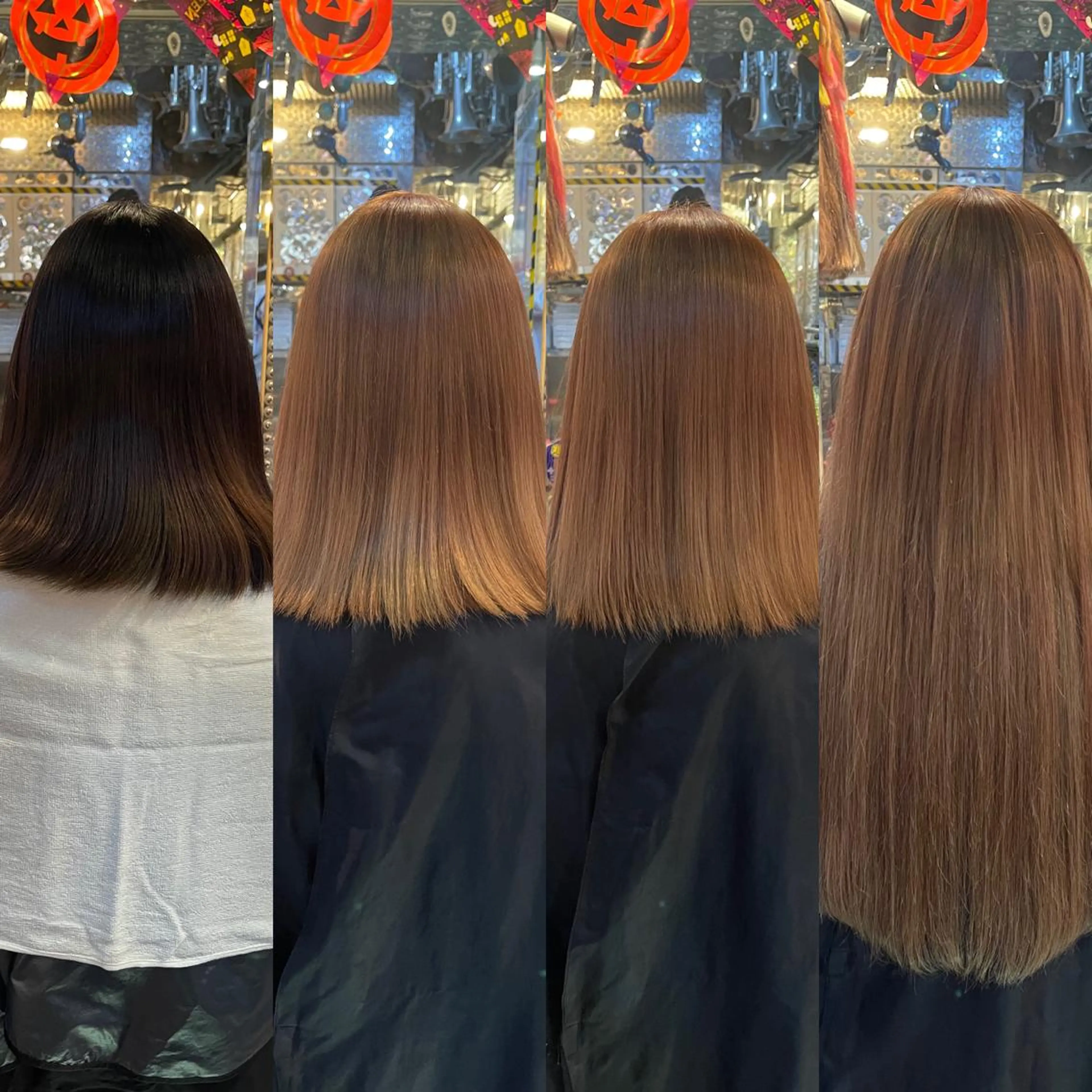 ミディアム カラー ヘアアレンジ 編み込みエクステ ベージュカラー ブリーチ ケアブリーチ ハイトーンカラー 🌈派手髪エクステ ブレイズ🌈ひろとのヘアスタイル