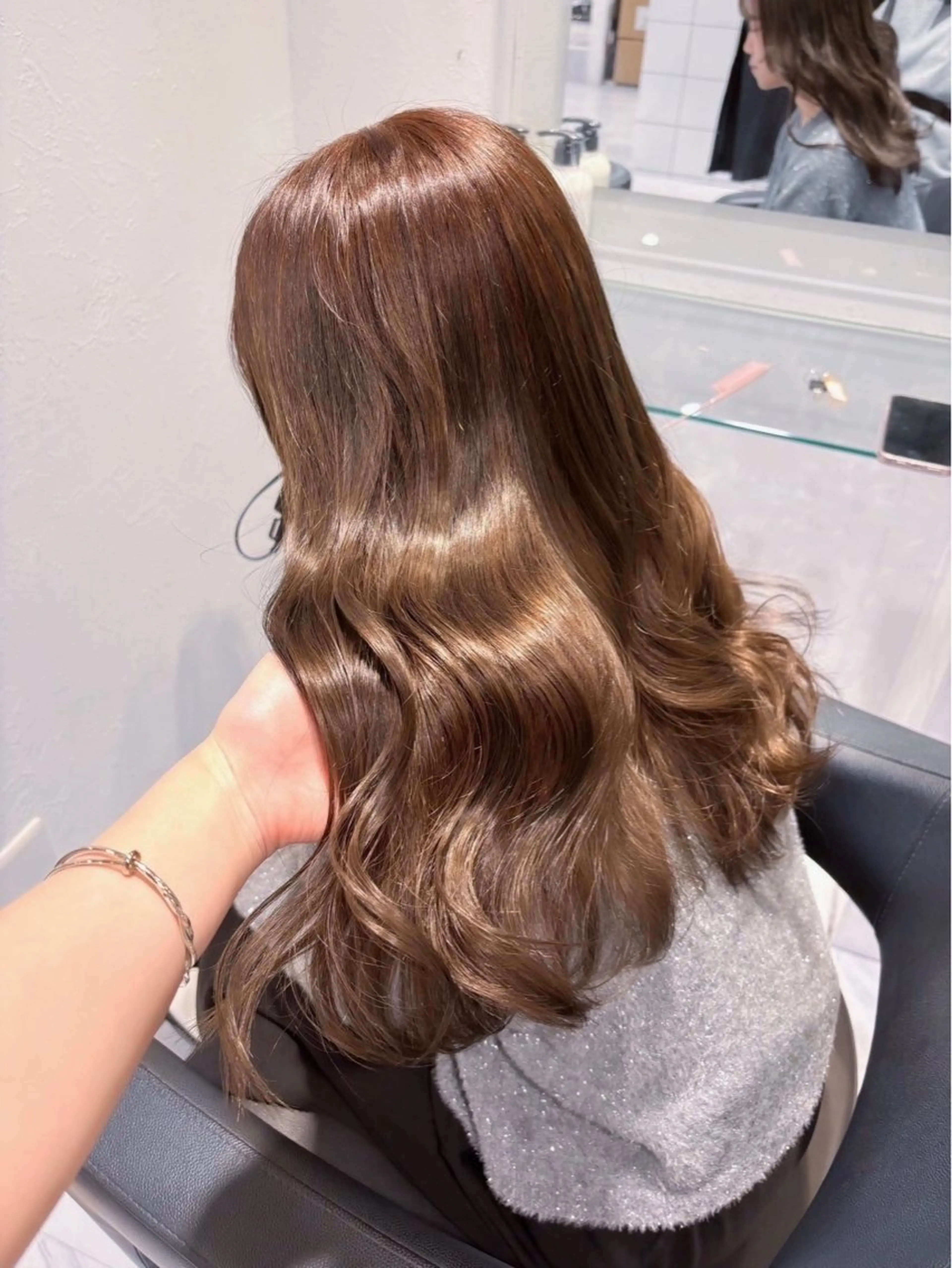 ロング ヘアカラー 似合わせcolor 🎀ʀɪɴᴏ🎶🪽のヘアスタイル
