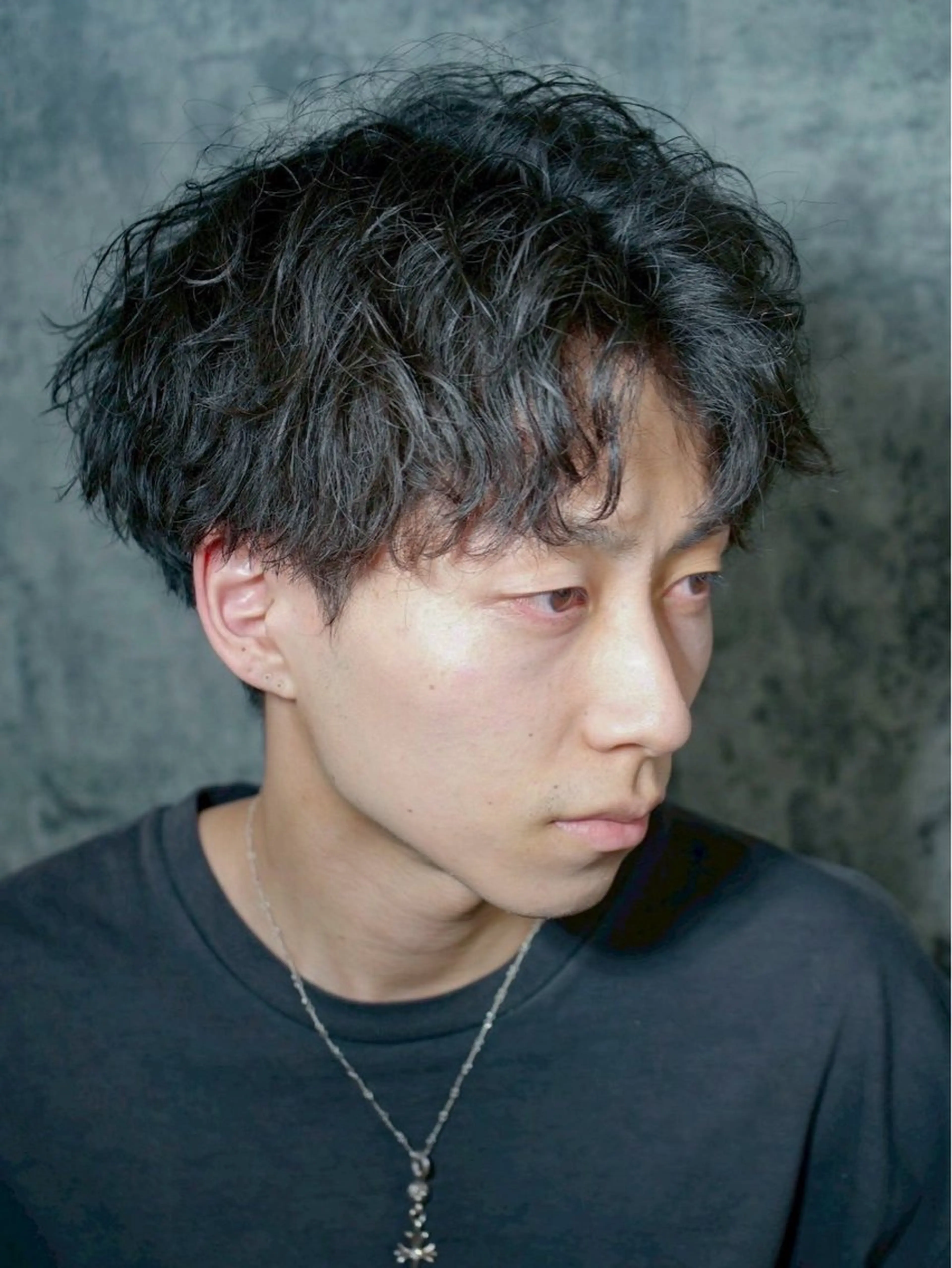 ミディアム hiroginza新橋銀座口店モデル専用所属・岩間 佳祐のヘアスタイル