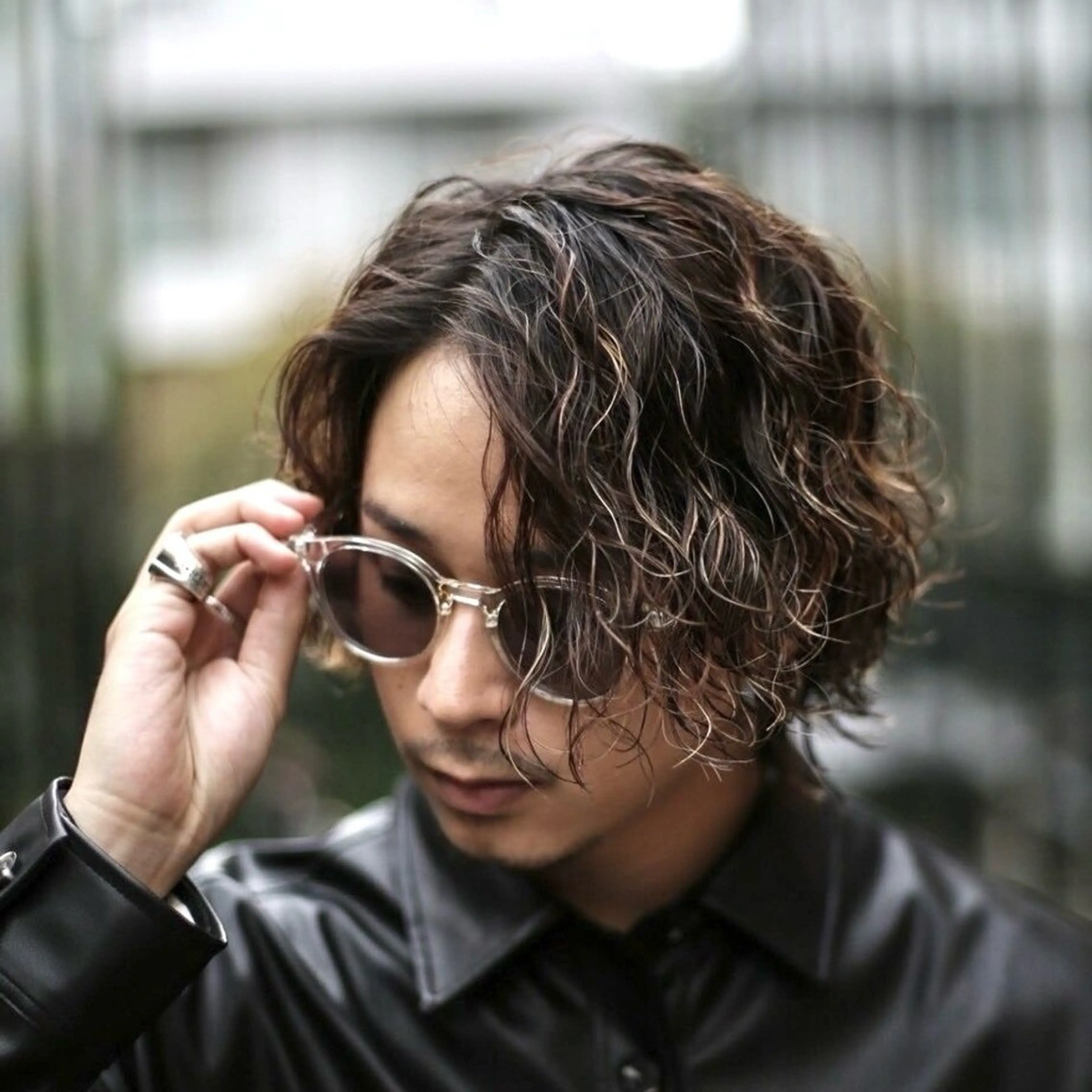 パーマ メンズ センターパート マッシュ メンズパーマ プードルパーマ メンズツイストパーマ カット パーマ 仙台メンズパーマ/ fifth/丸山佳叶のヘアスタイル