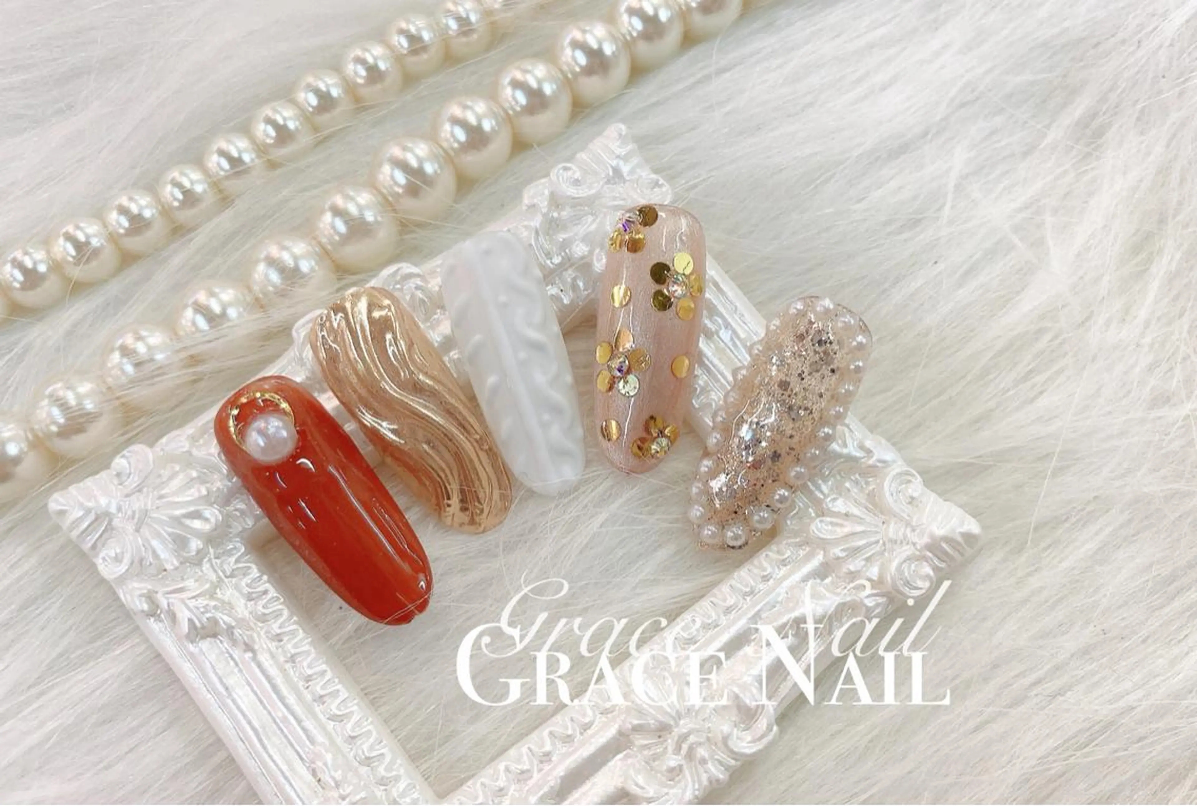 ネイル ジェルネイル ☆*｡Grace Nail｡*☆のネイルデザイン