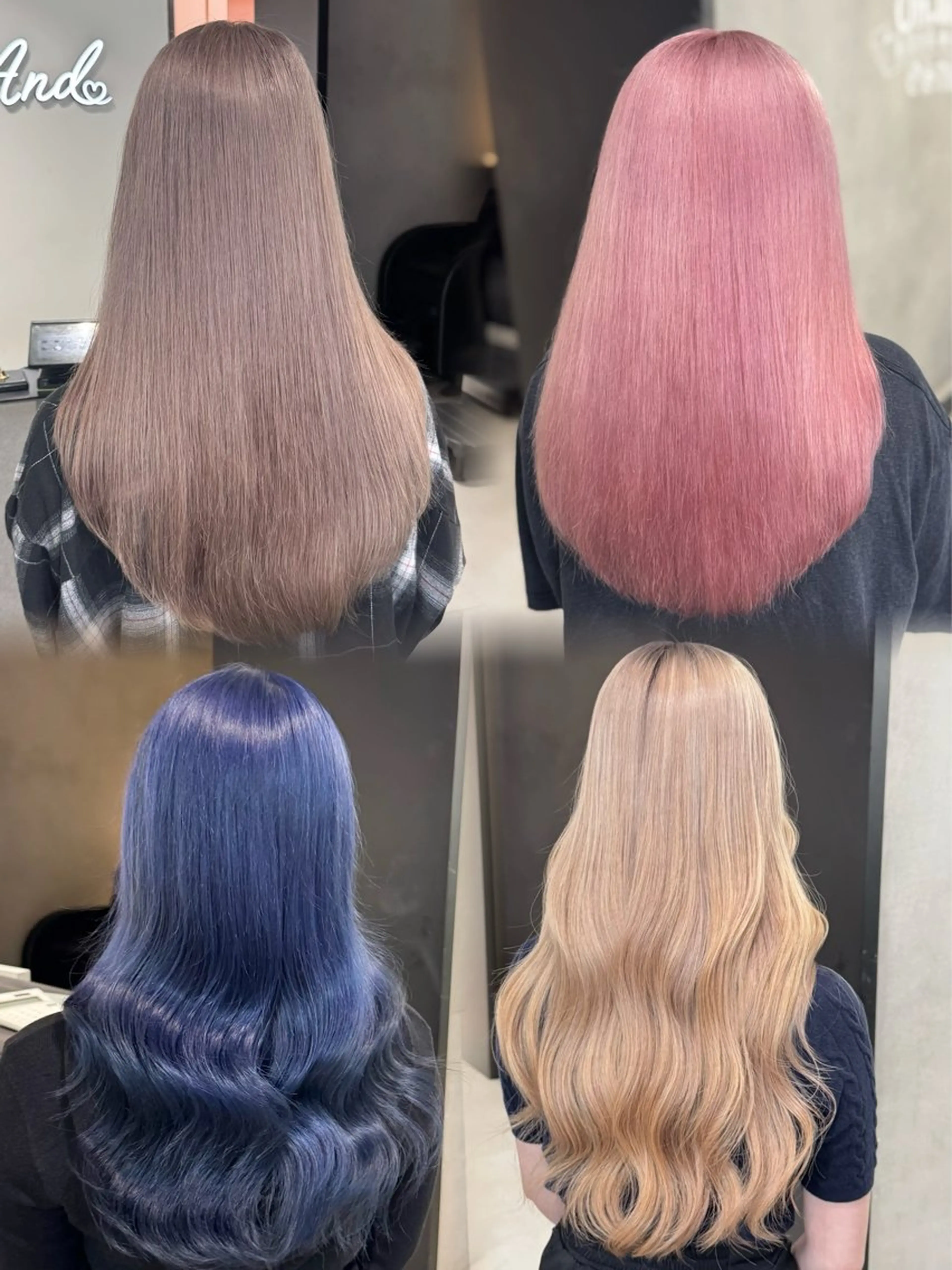 ロング 🇰🇷韓国風ハイ トーンKANA🖤のヘアスタイル
