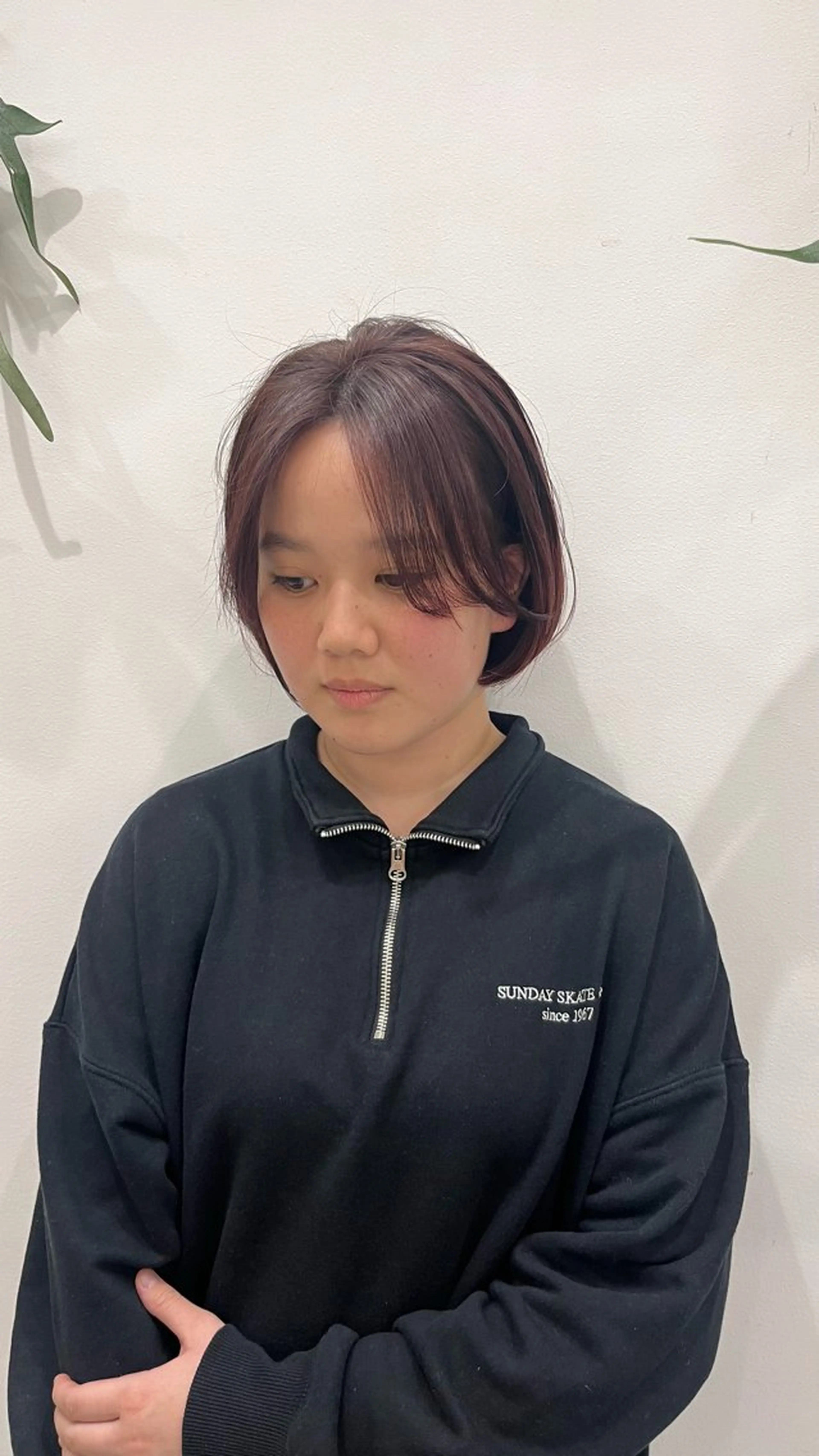 カラー 榊 桜のヘアスタイル