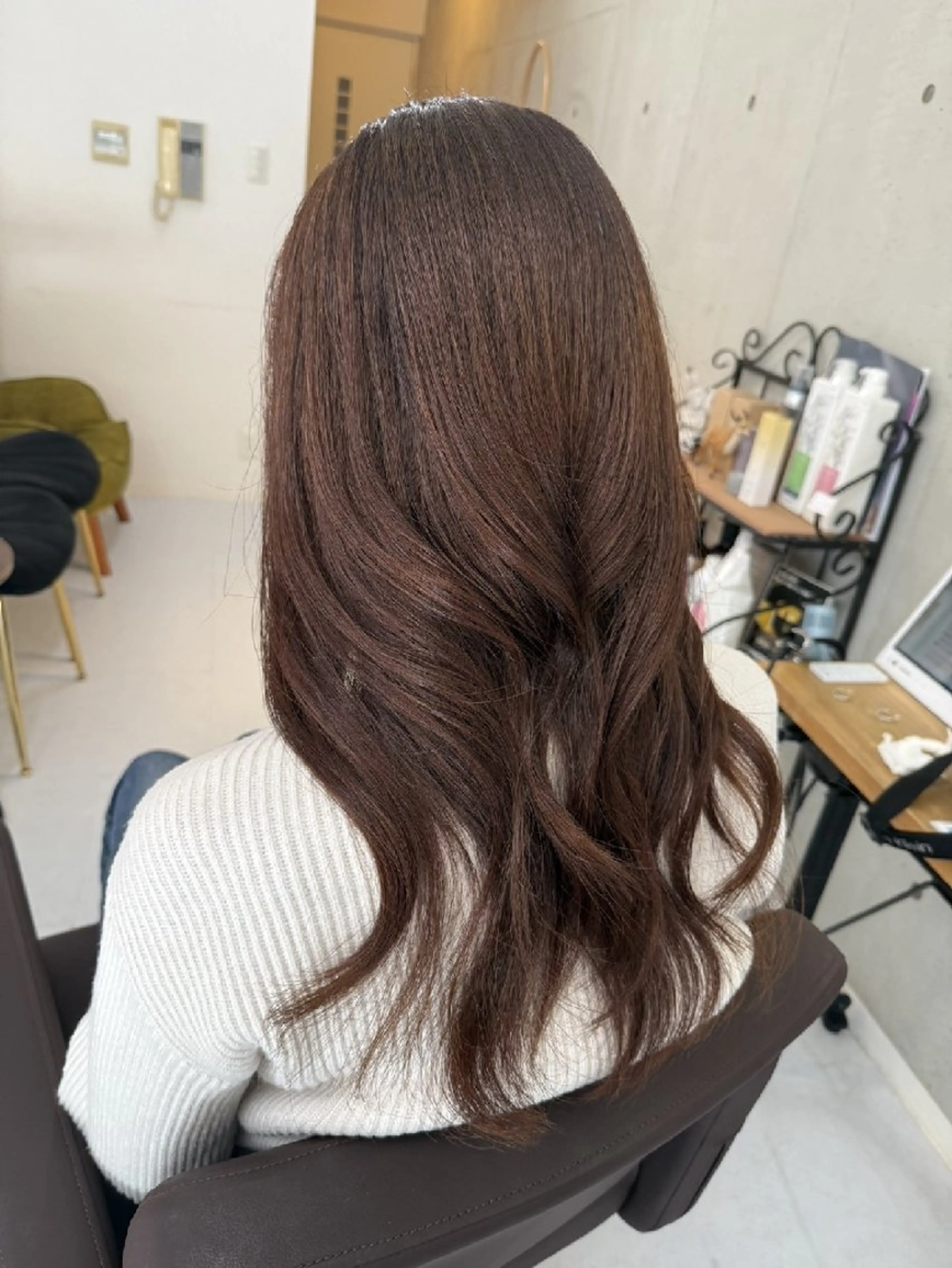 カラー ロング ma cherie 　naoのヘアスタイル