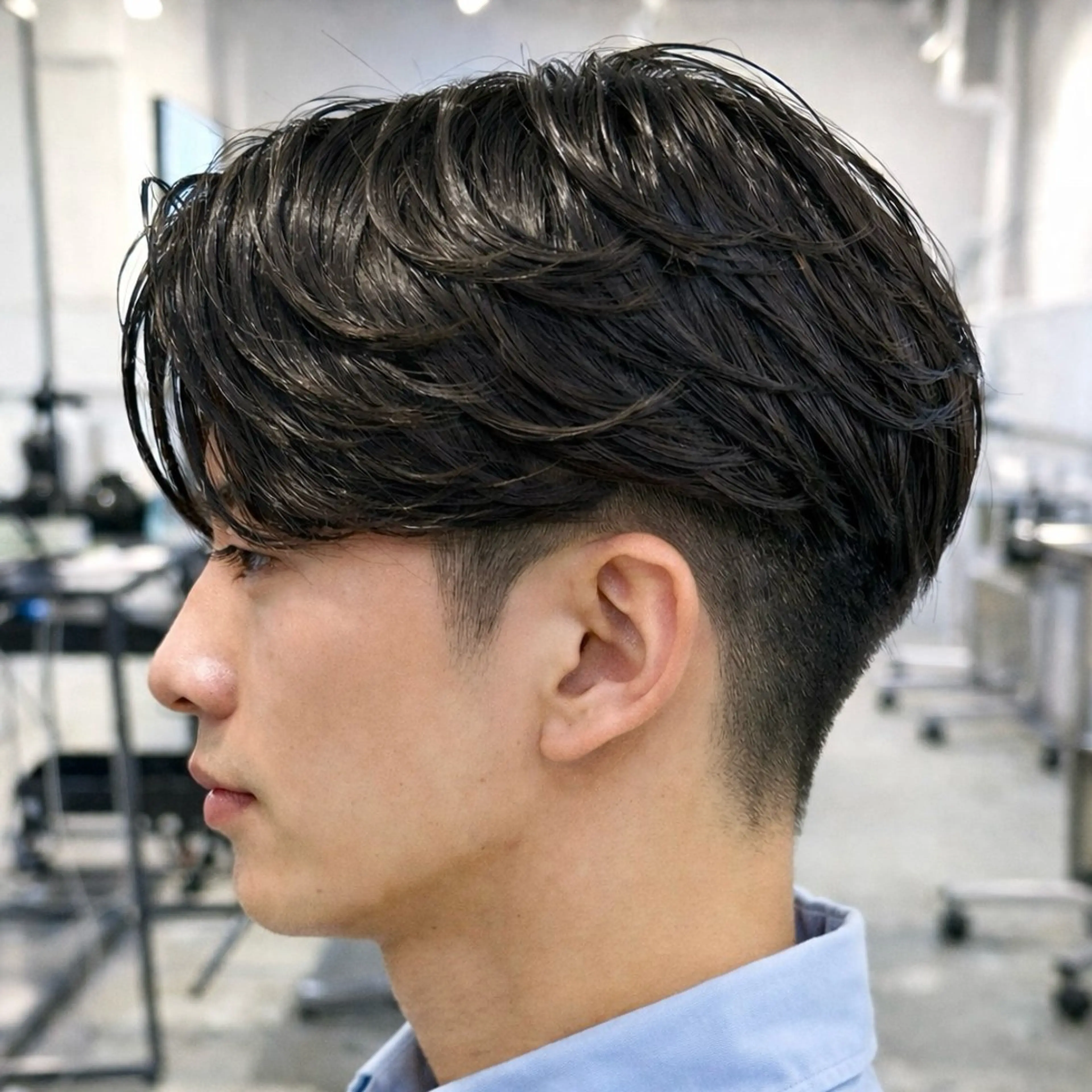 パーマ メンズ カット パーマ メンズパーマ💈藤田 晃志のヘアスタイル