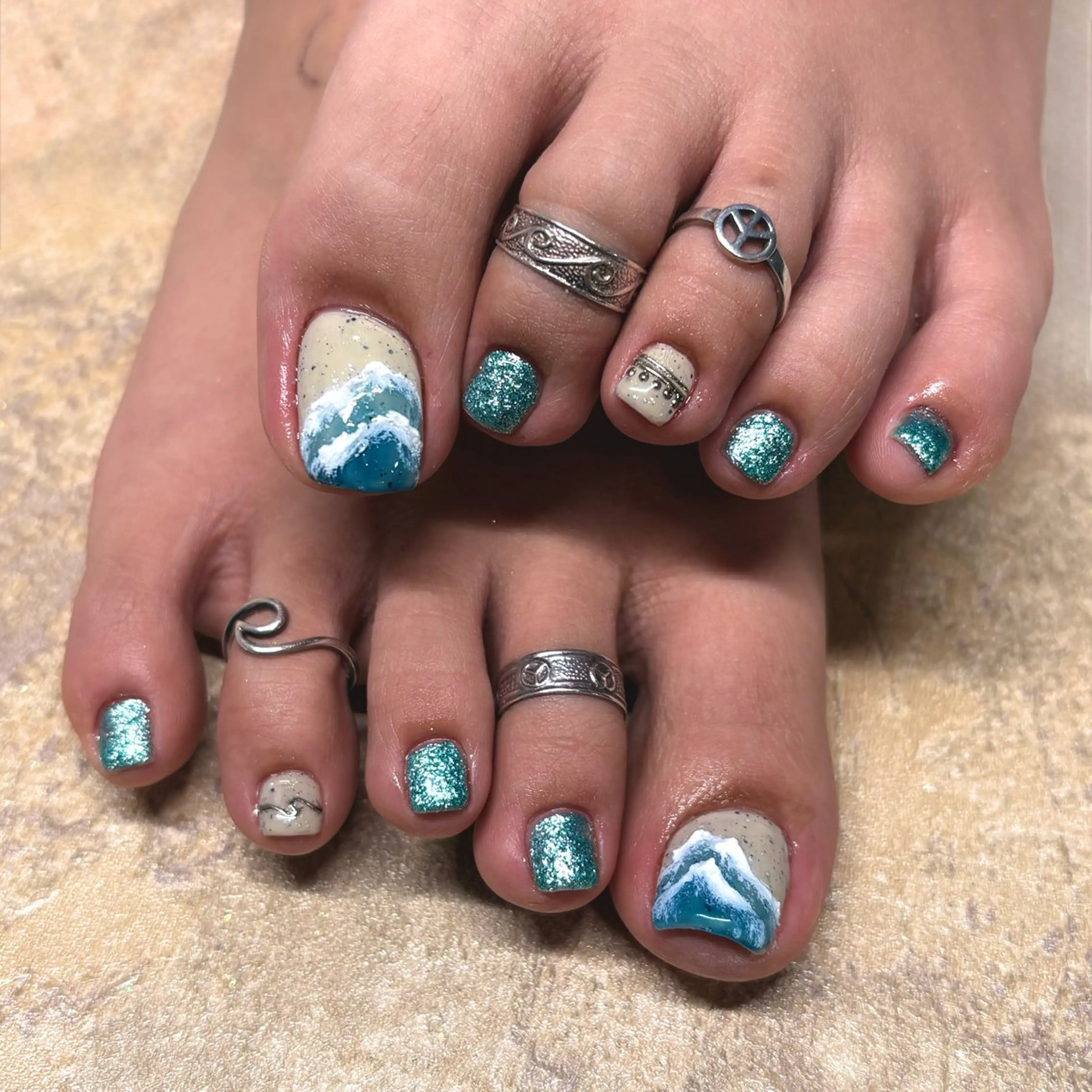 オフなし🦶フットネイル🦶の写真