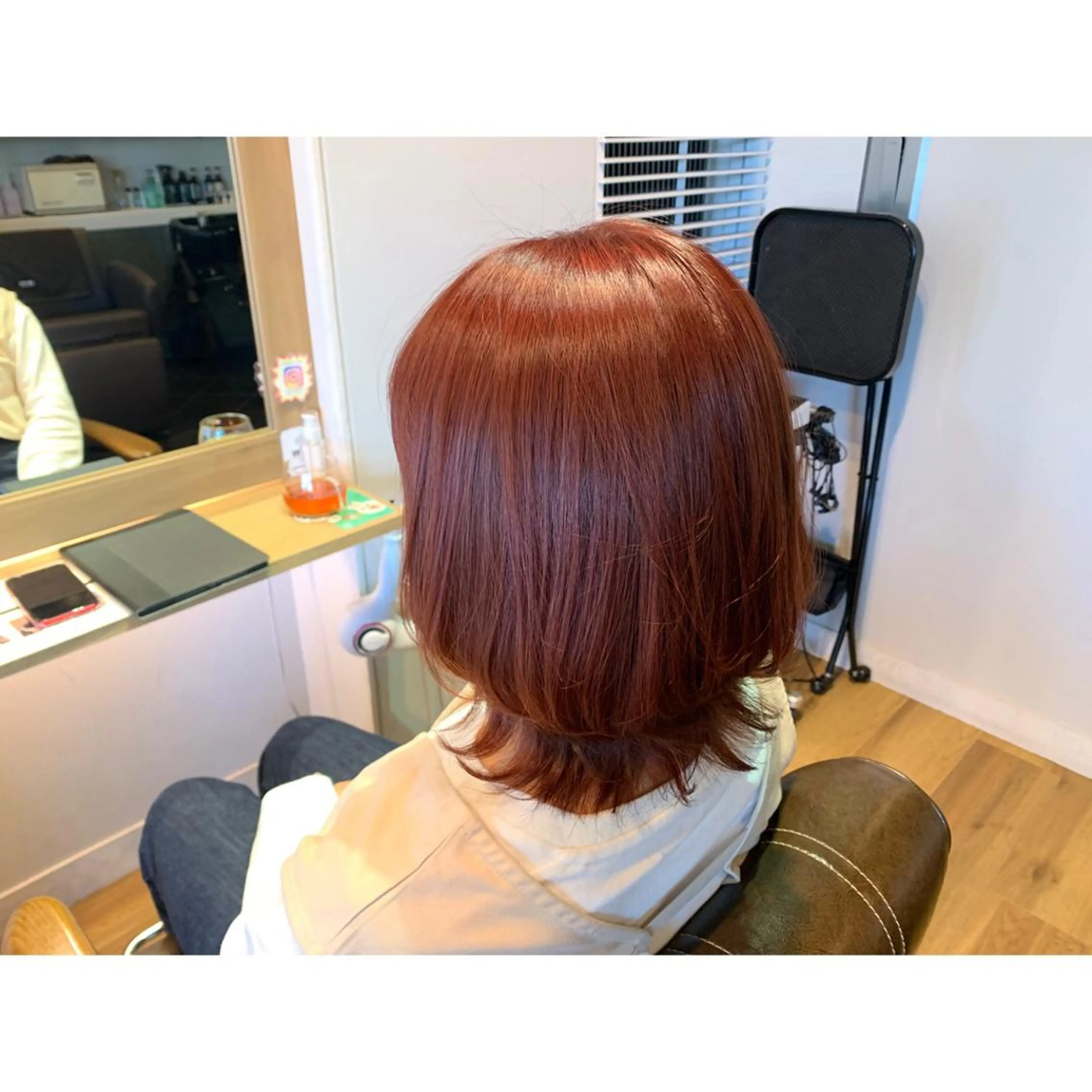 ミディアム カラー ピンクカラー ヘアカラー トリートメント ツキダテ ユイのヘアスタイル