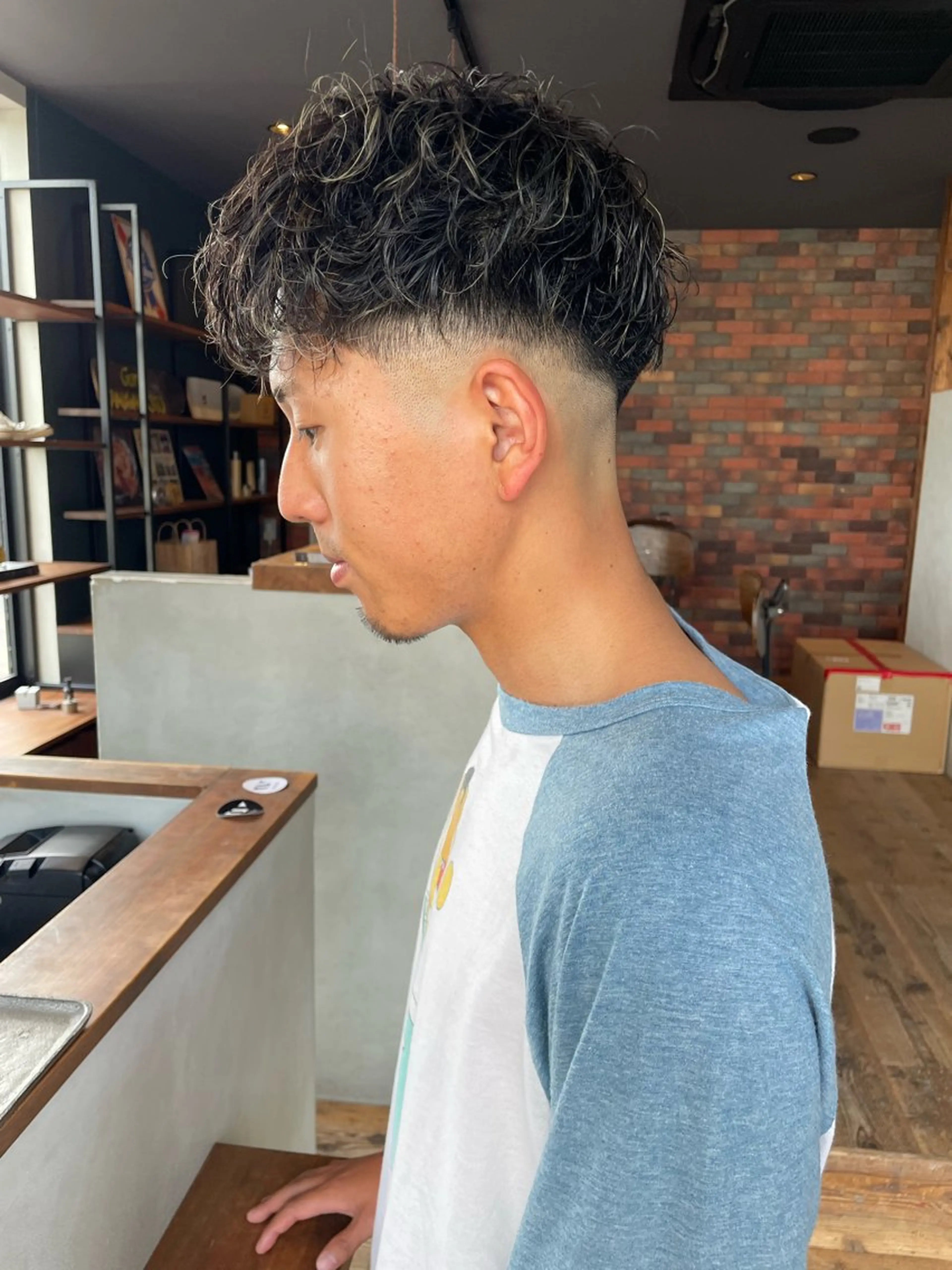 ショート パーマ メンズ メンズ🎱女性も歓迎 ✨🌵榊原崇文🌵のヘアスタイル