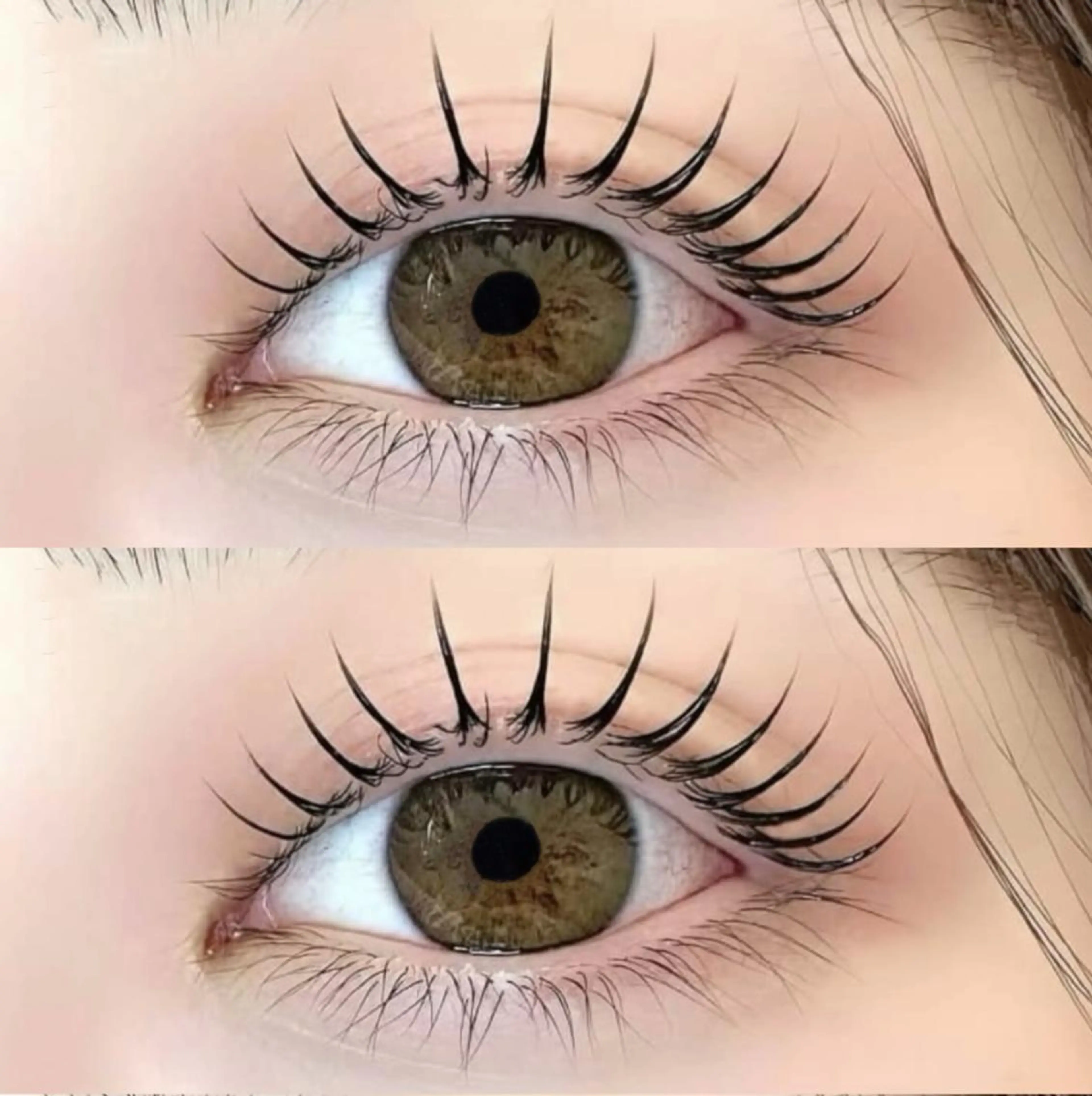 韓国アイドル風束感パリジェンヌラッシュリフトの写真