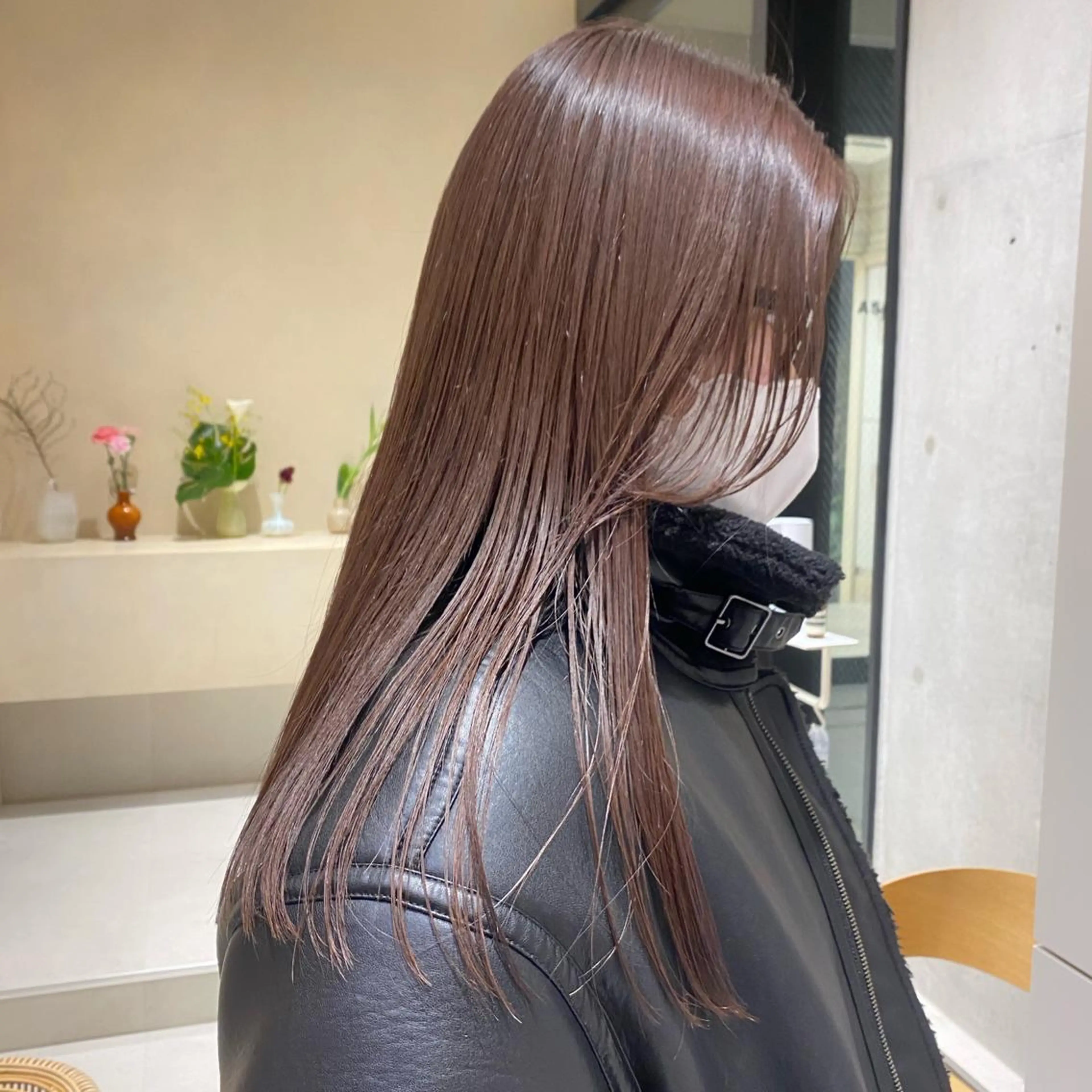 ロング カラー ボブ/ミニボブ 透明感カラーkadoのヘアスタイル