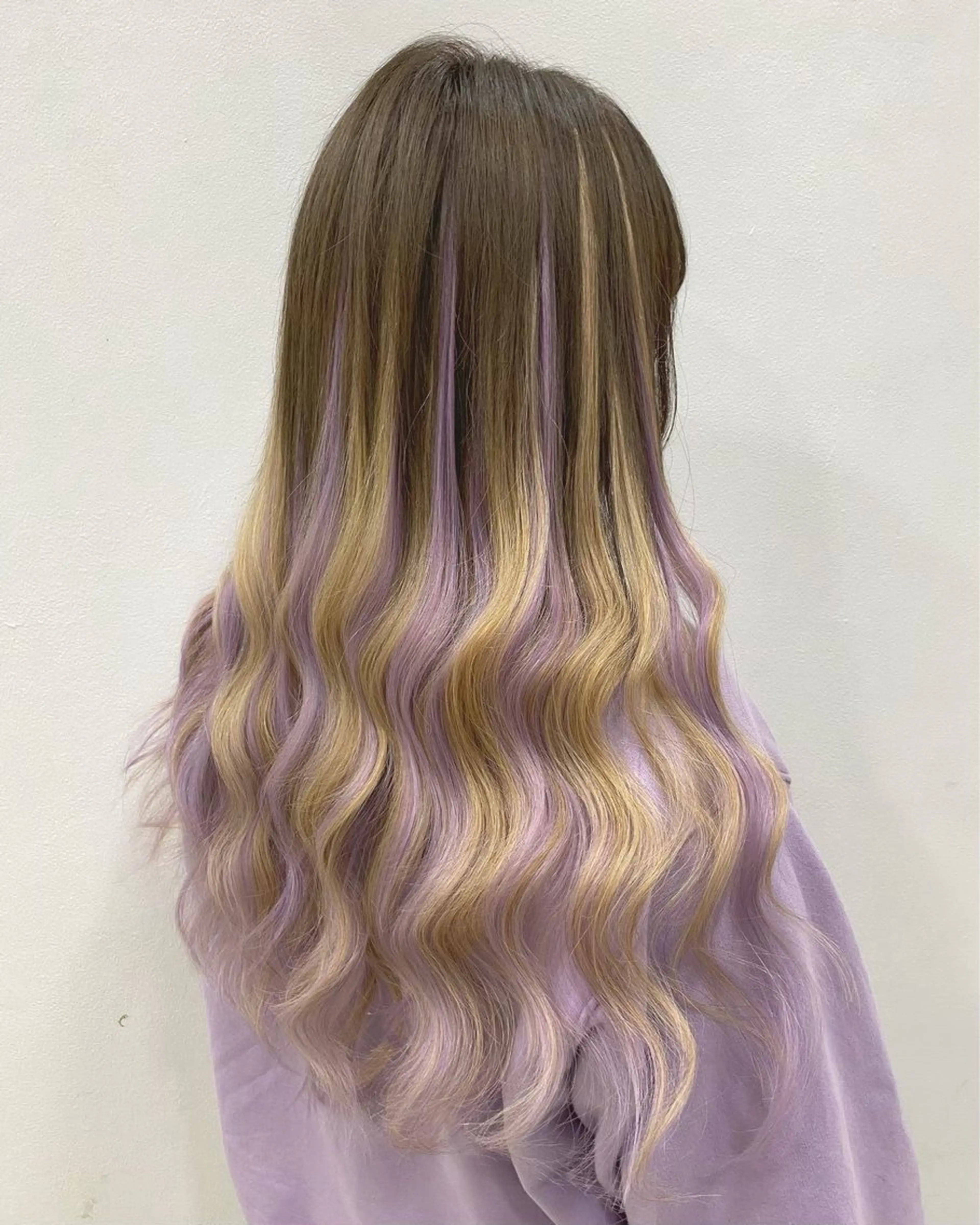 ロング カラー MOKA🌼 淵野辺デザインカラーのヘアスタイル