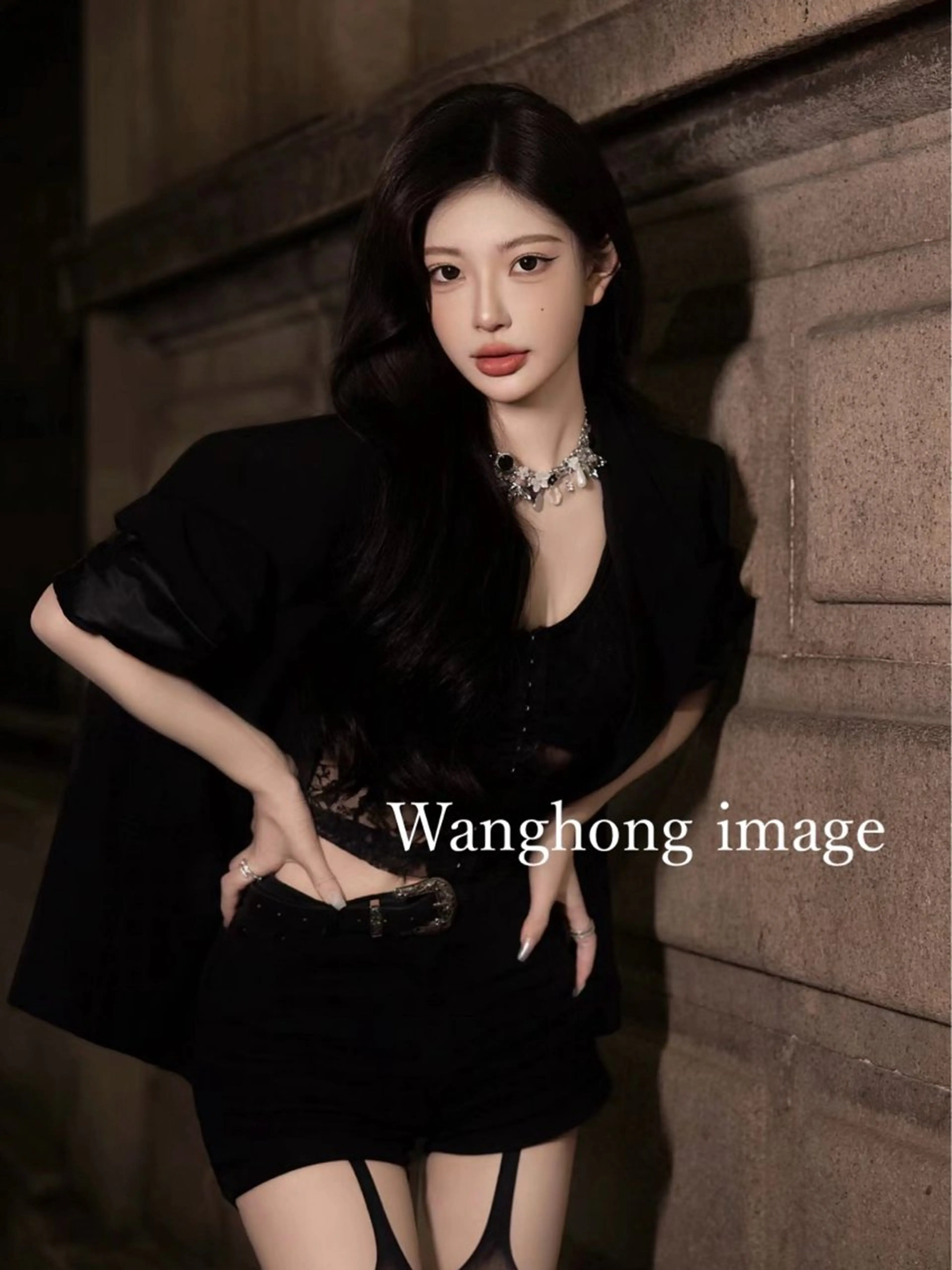 ロング カラー 髪質改善 韓国風ヘア レイヤーカット トリートメント カット ヘアカラー トリートメント ワンホン/エクステ ケラチン/Kaitoのヘアスタイル