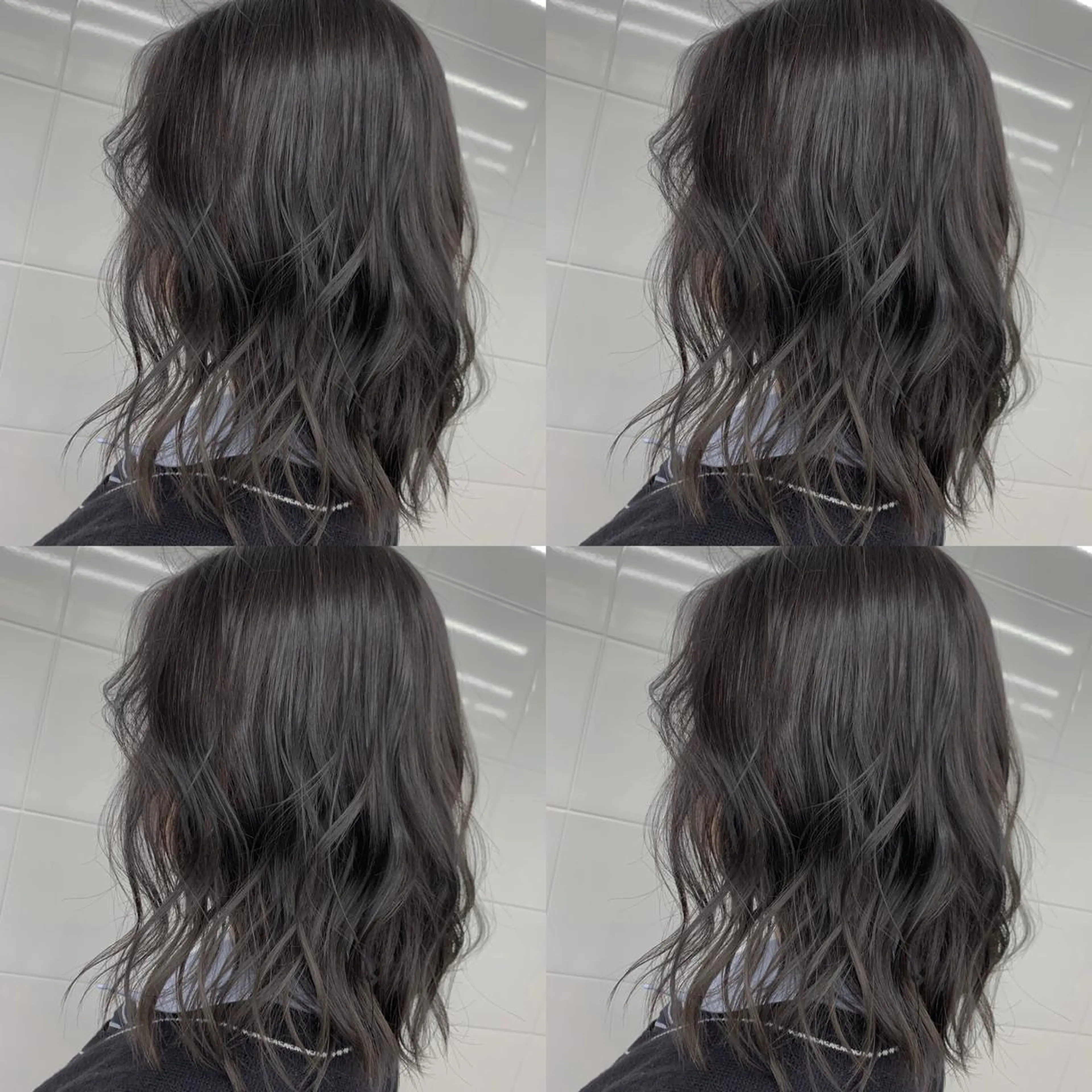 ミディアム ヘアカラー トリートメント プルエクステ 🖤MIYUのヘアスタイル