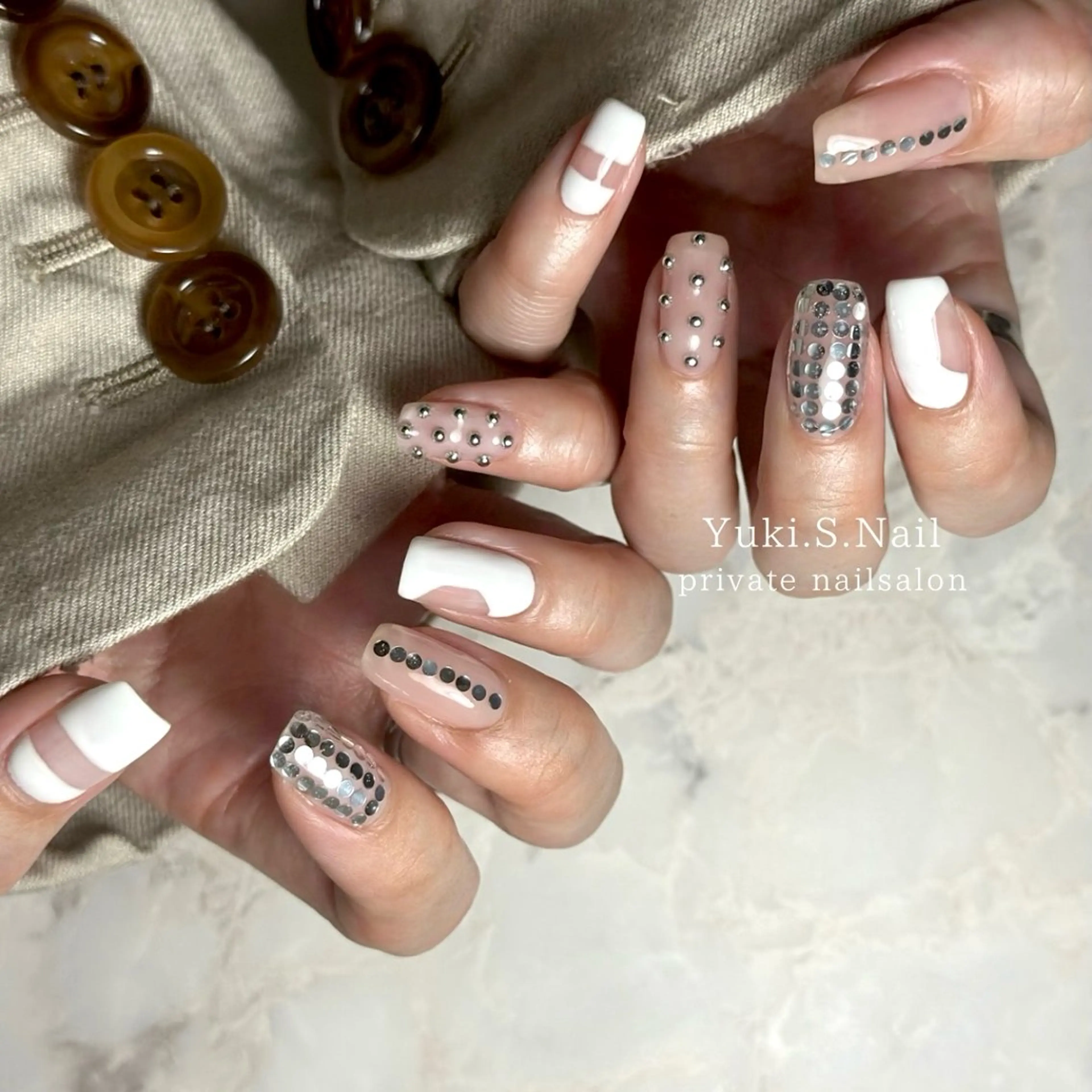 ショート ハンドネイル Yuki S.Nailのネイルデザイン