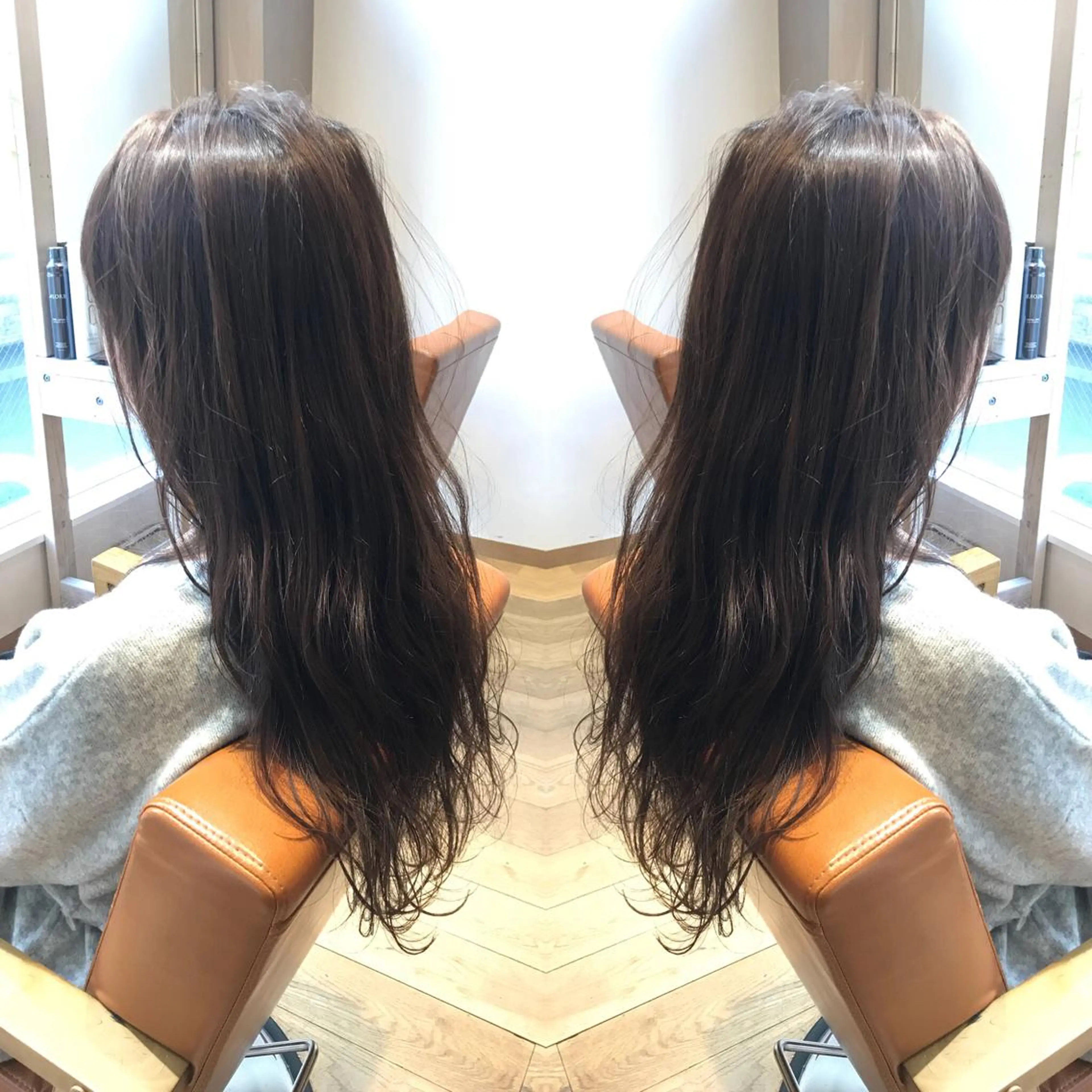 ロング カラー イルミナカラー 髪質改善特化 ミサワコウキのヘアスタイル