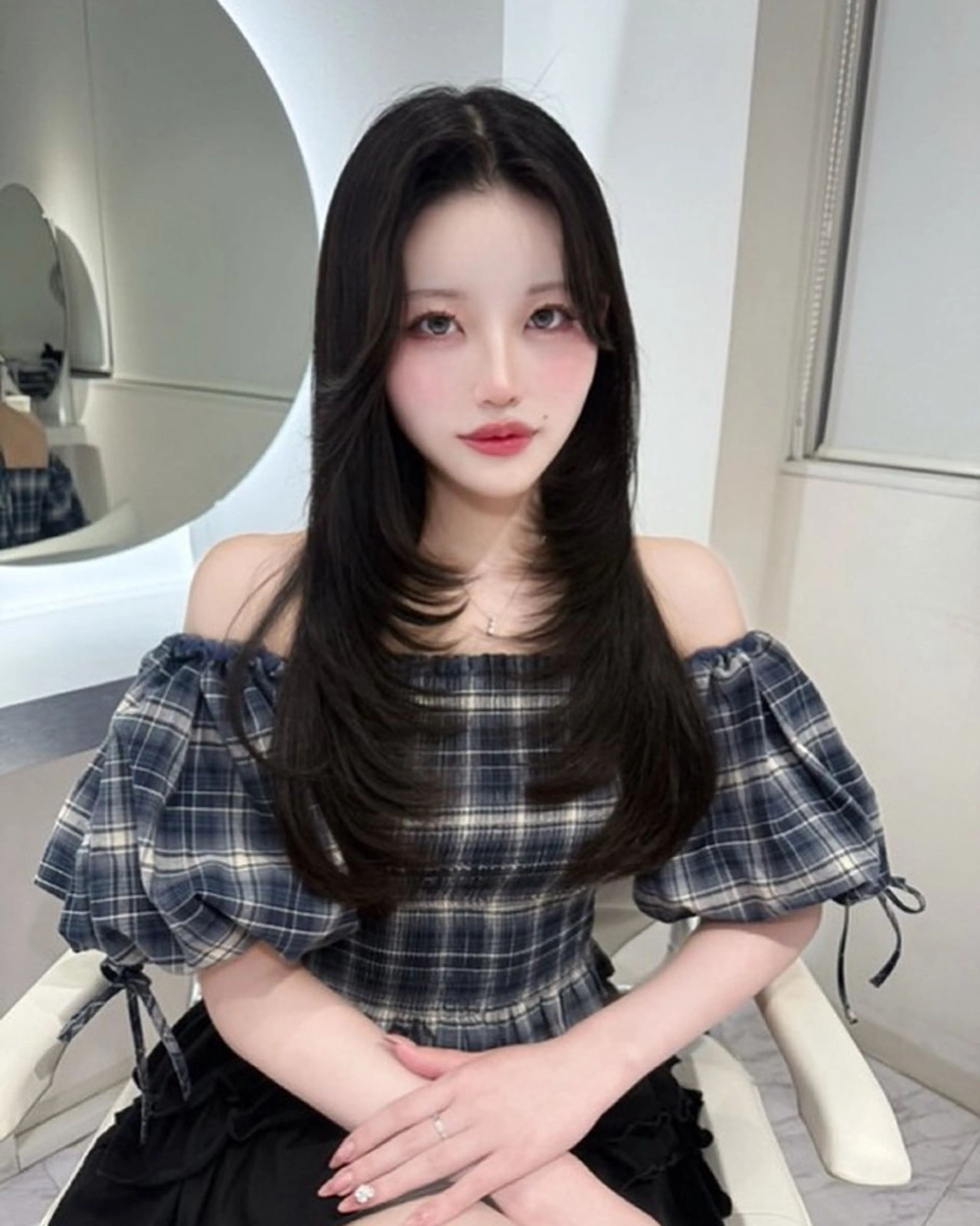 ロング レイヤーカット🫧 🎀Tomoka🎀のヘアスタイル