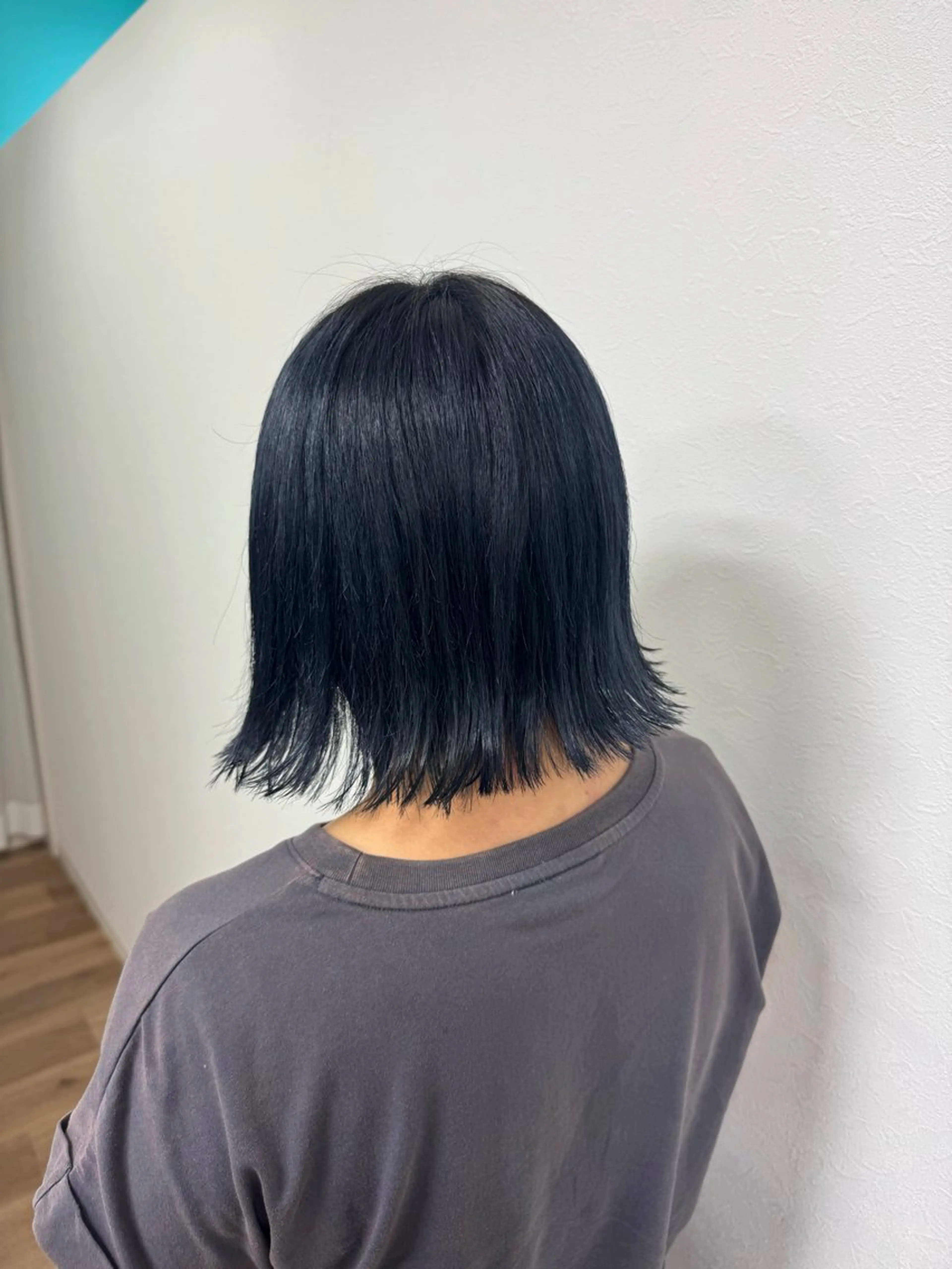 ミディアム カット ヘアカラー A.casa うえだのヘアスタイル