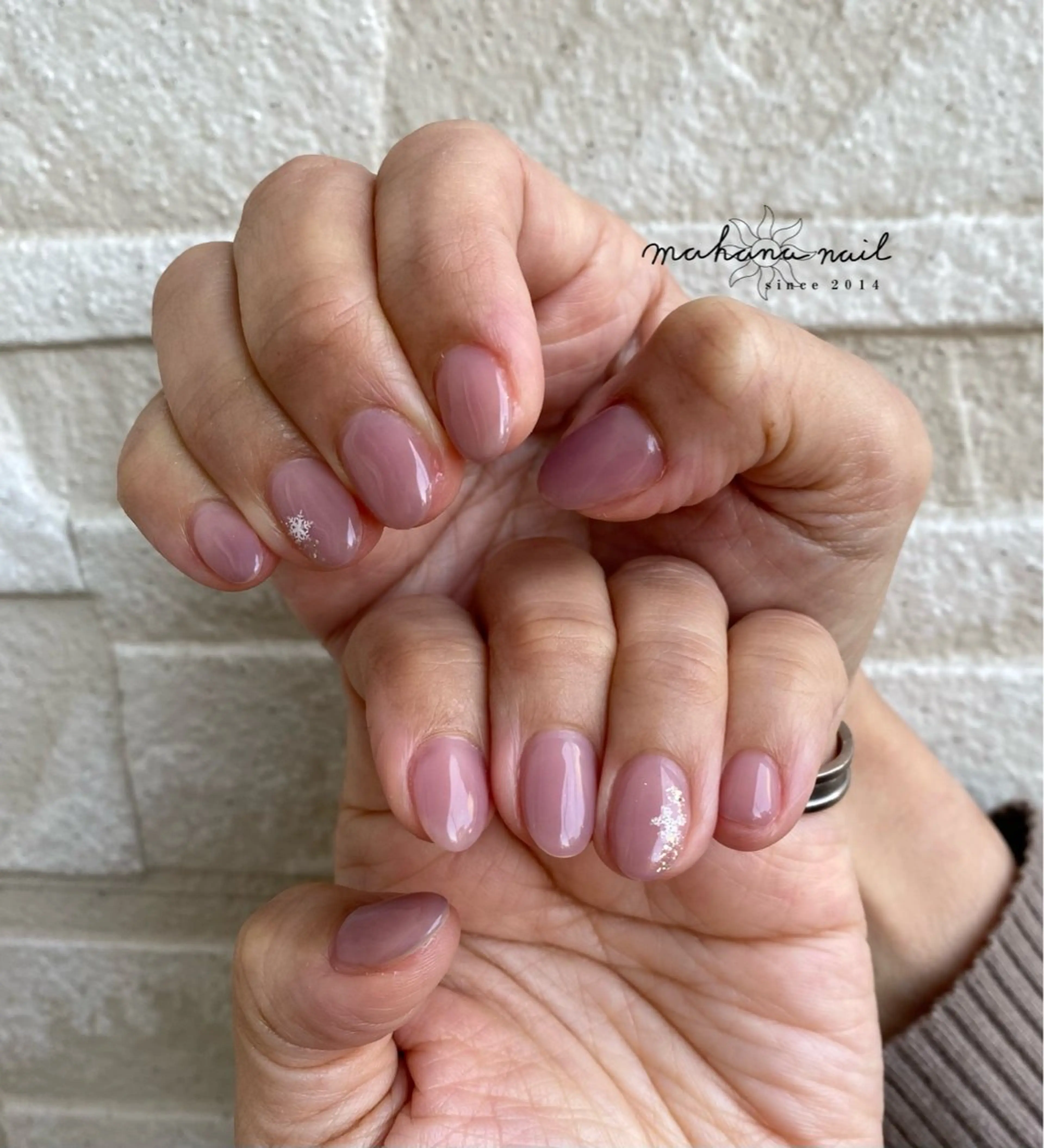 ネイル ワンカラーネイル mahana nailのネイルデザイン