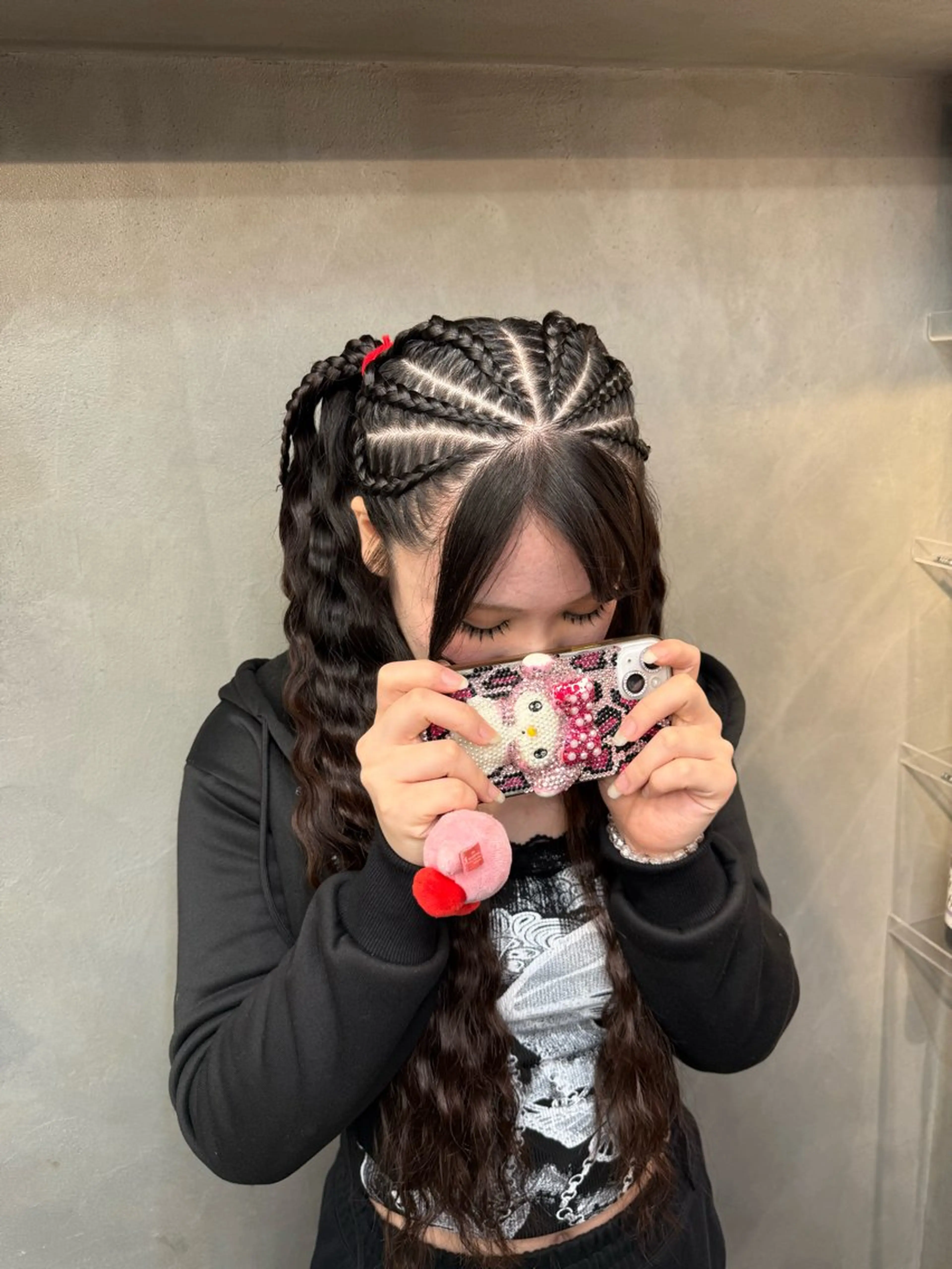 ロング ヘアアレンジ ヘアセット TNB TOKYO所属・エクステ/コーンロウ KURUMI⛓️🔥のヘアスタイル