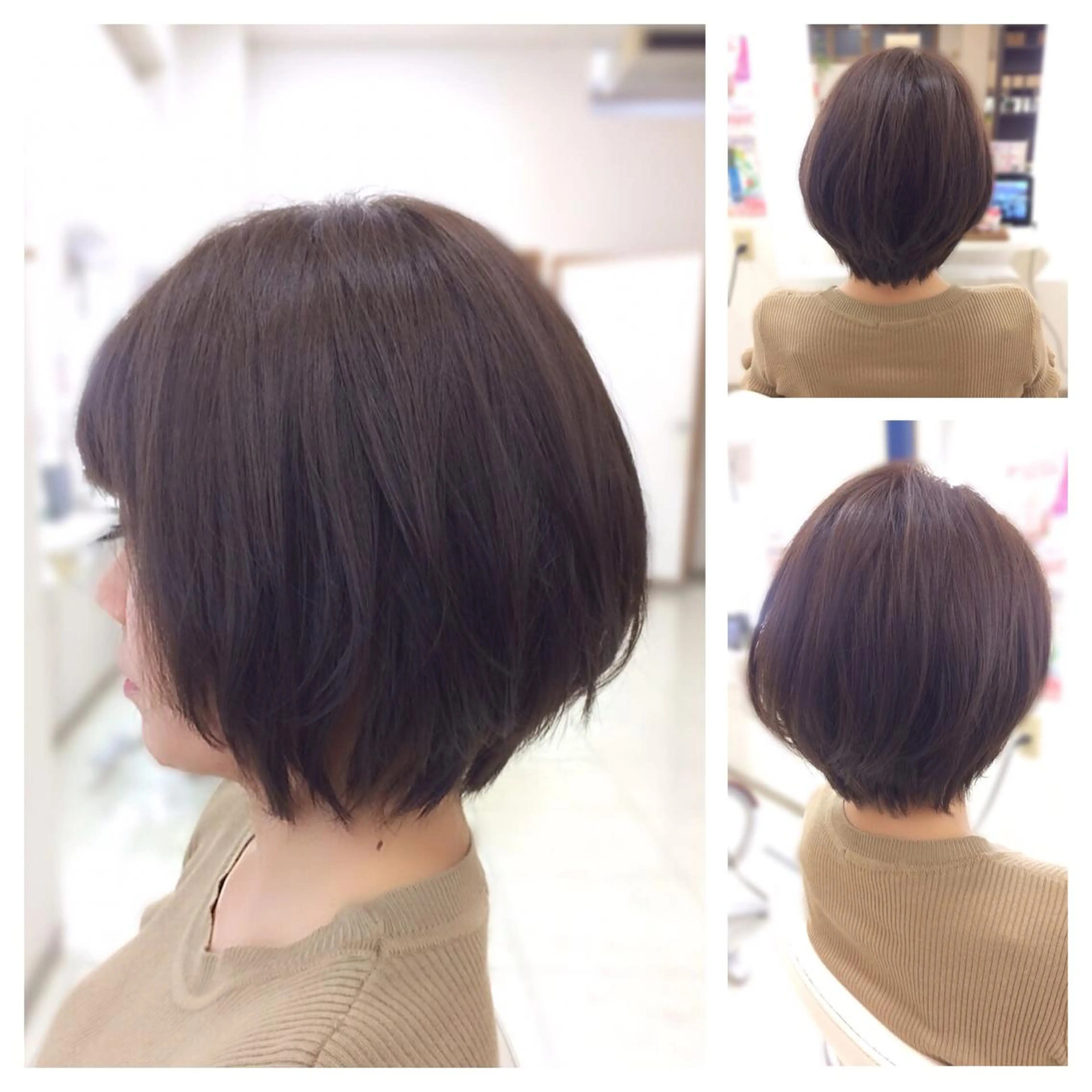 ショート カラー ボブ Hair VERDEのヘアスタイル