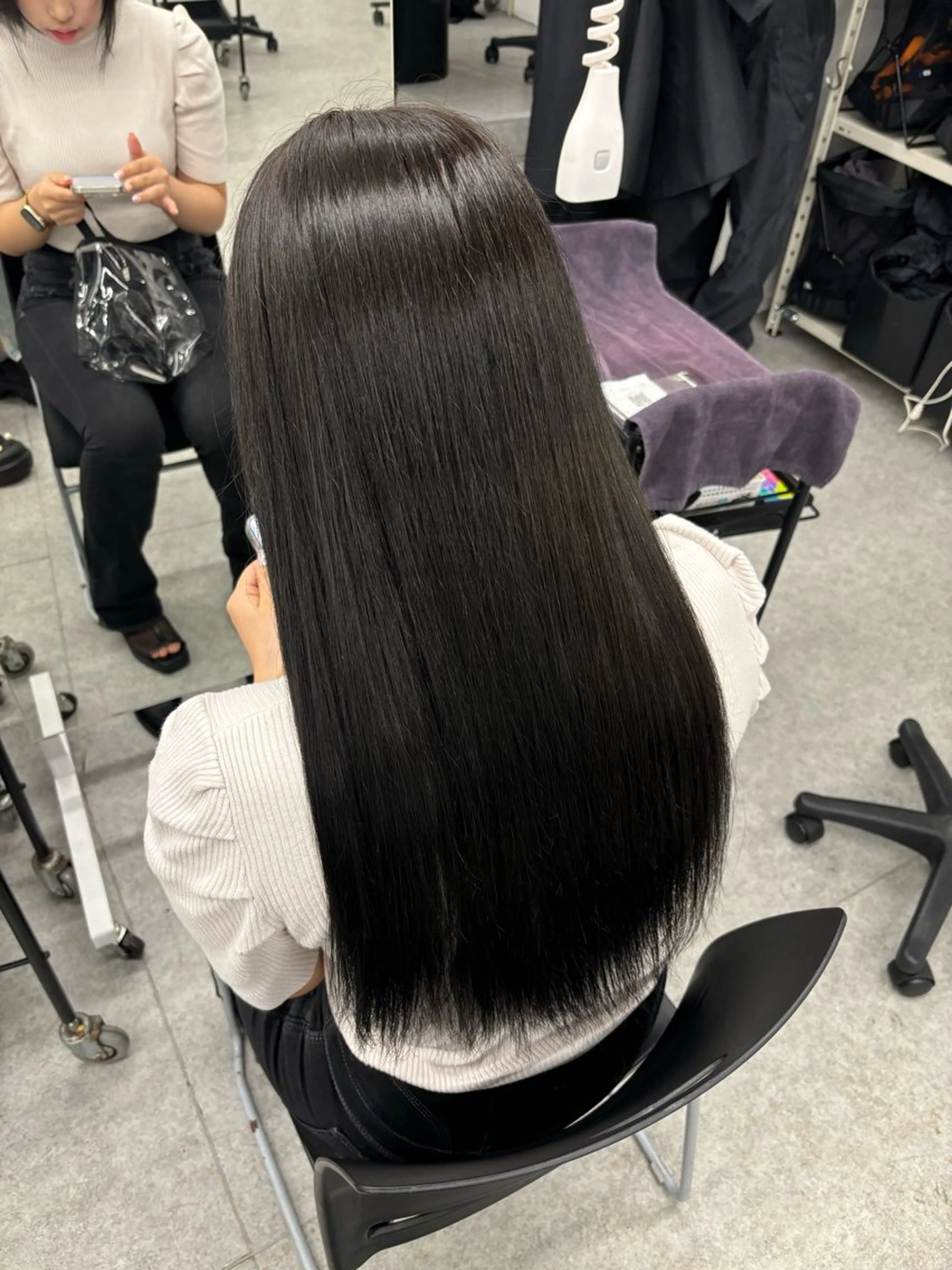ロング カラー ヘアアレンジ AYUMI/赤み消し /ブラウンカラーのヘアスタイル