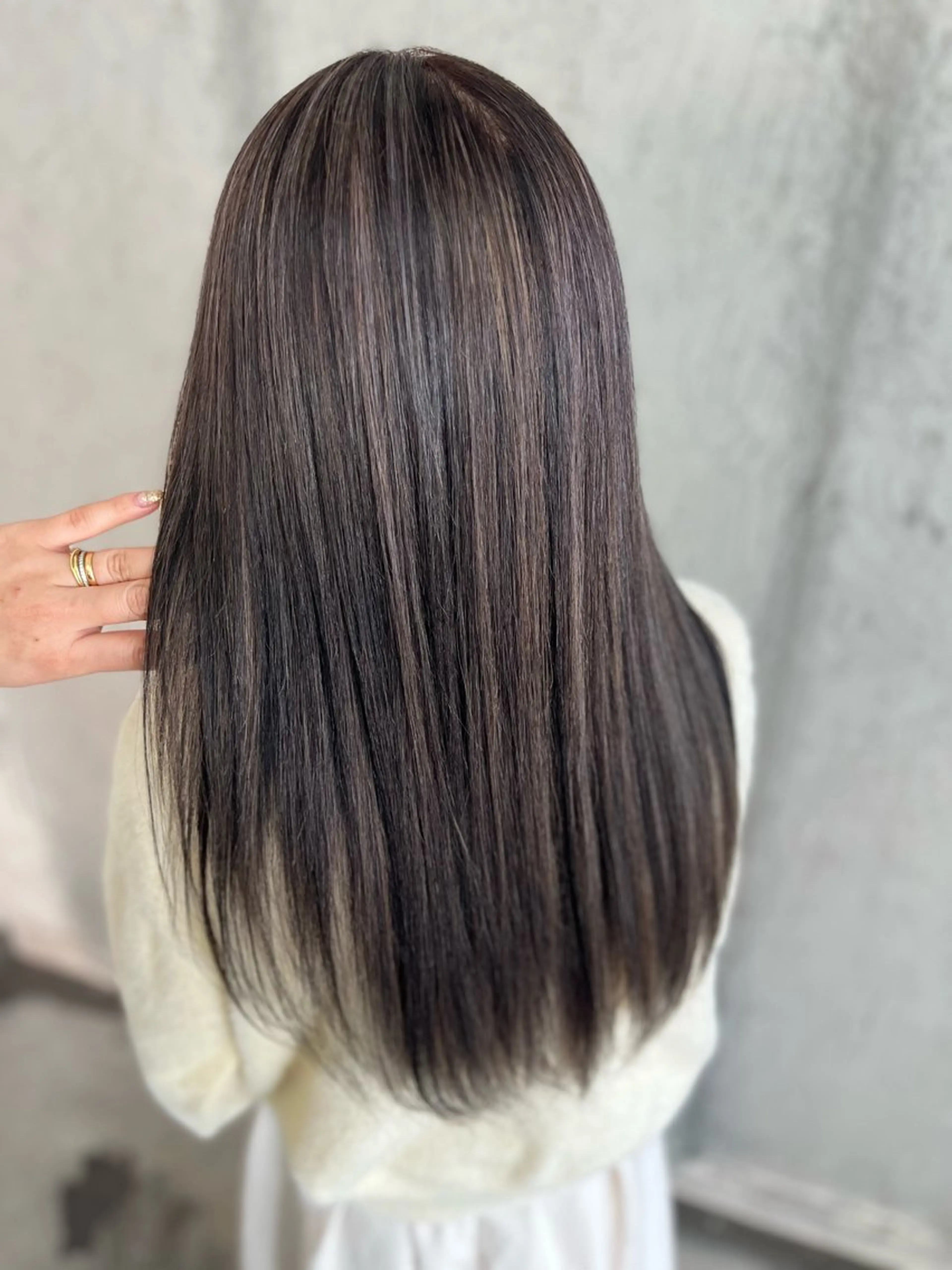 ロング カラー ヘアカラー Mariana雛/ 西大分/ハイライトのヘアスタイル