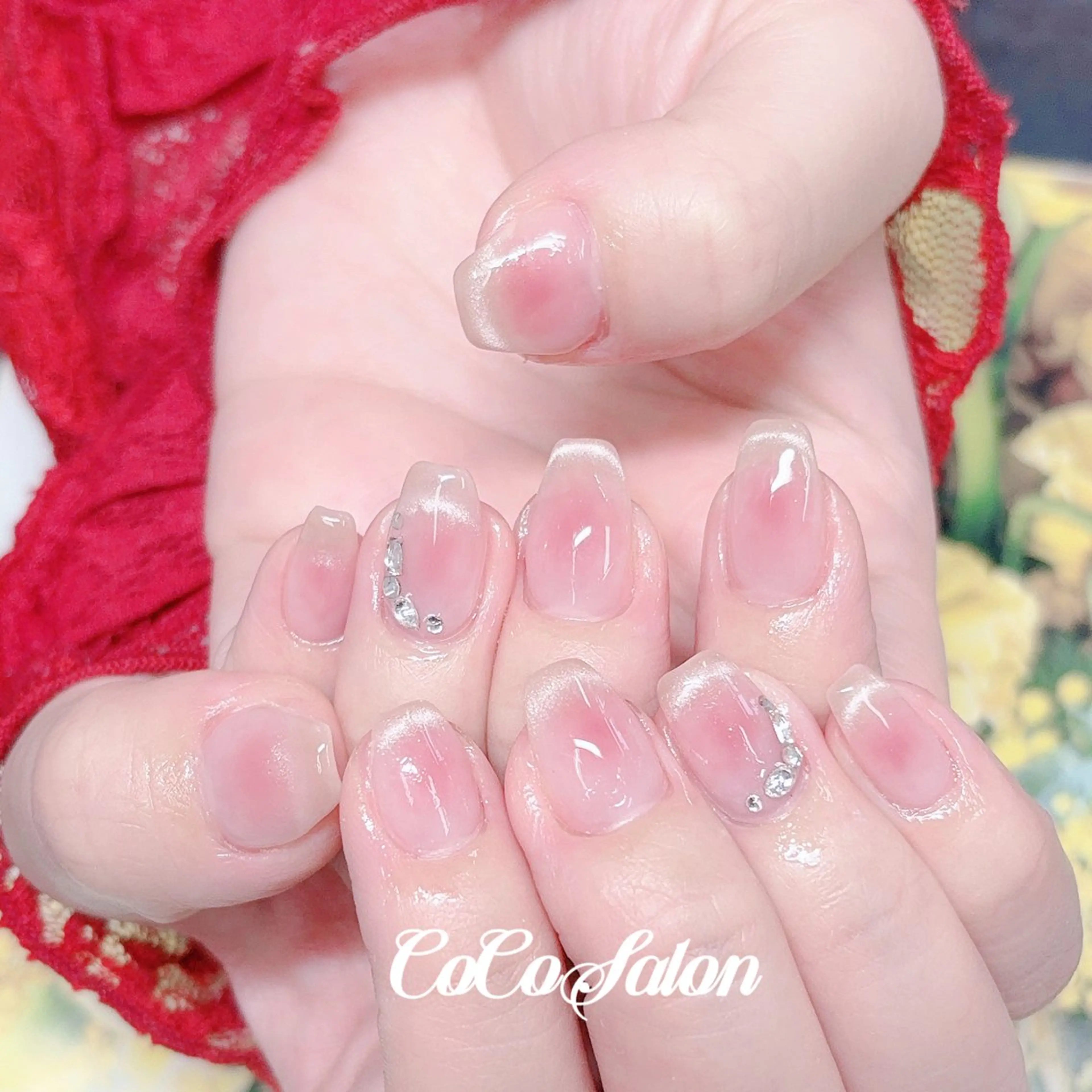 ネイル チークネイル ハンドネイル CoCoSalon ネイル/まつ毛予約のネイルデザイン